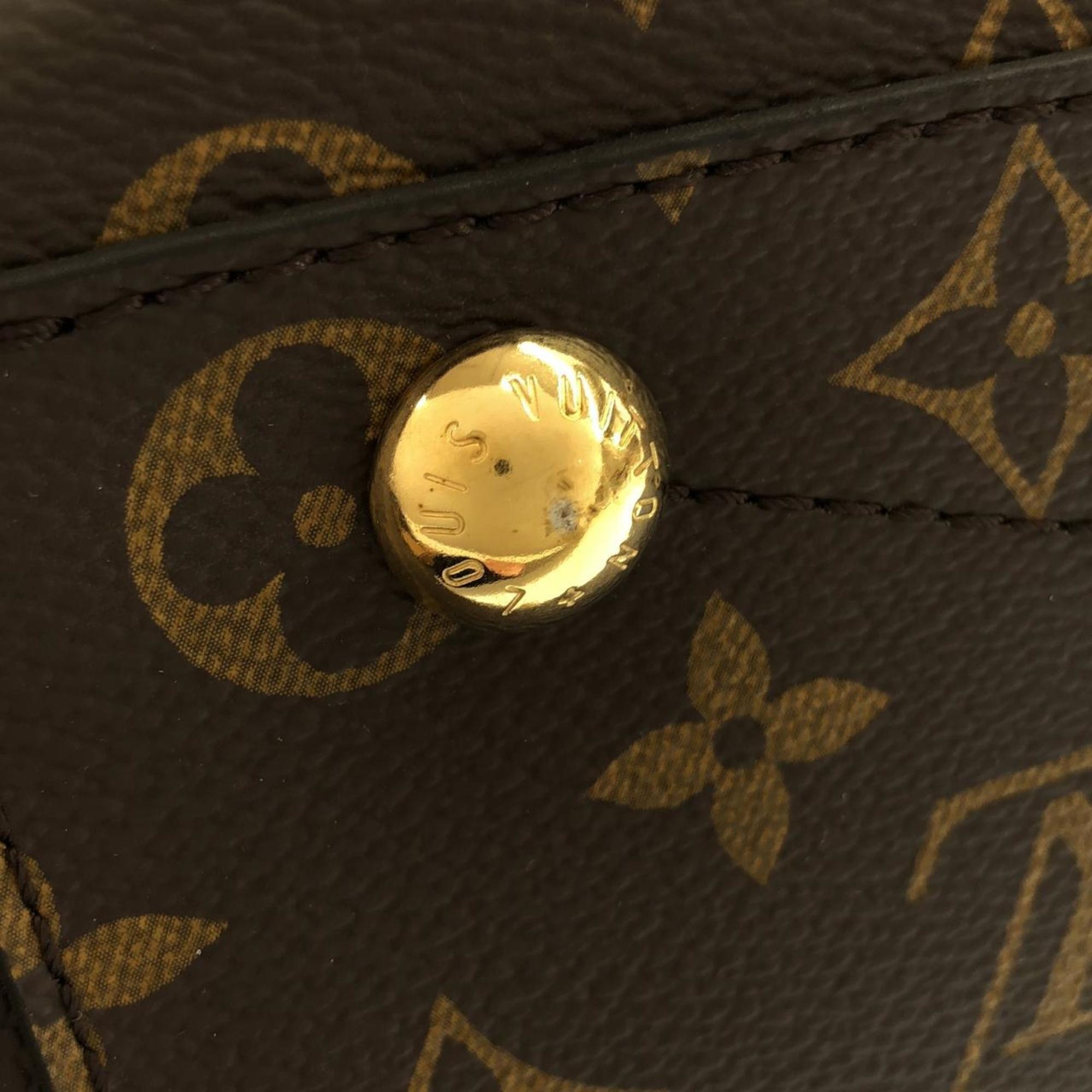 Louis Vuitton Brown Coated Canvas Handbag (Pre-Owned)