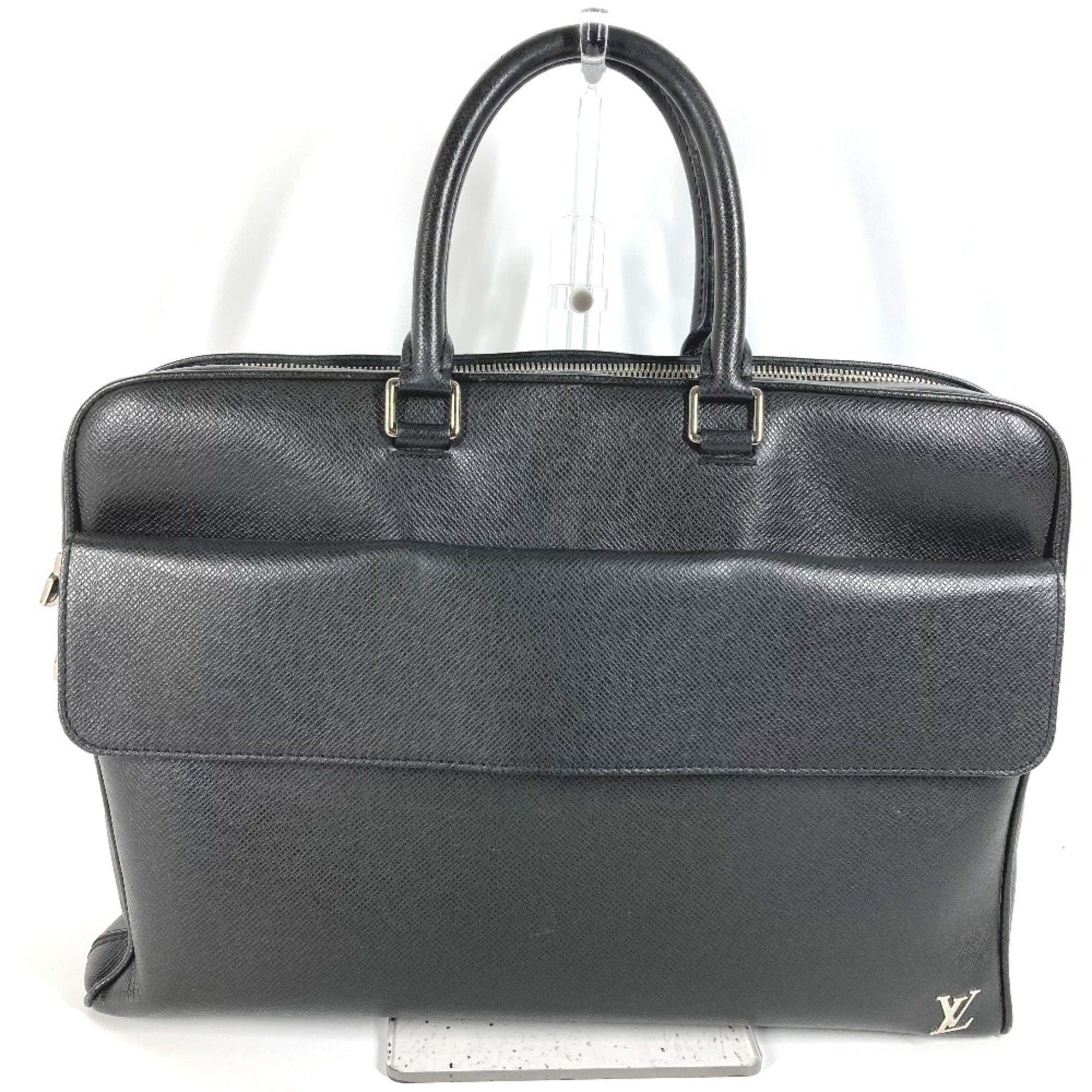 Louis Vuitton Black Leather Briefcase (Pre-Owned)