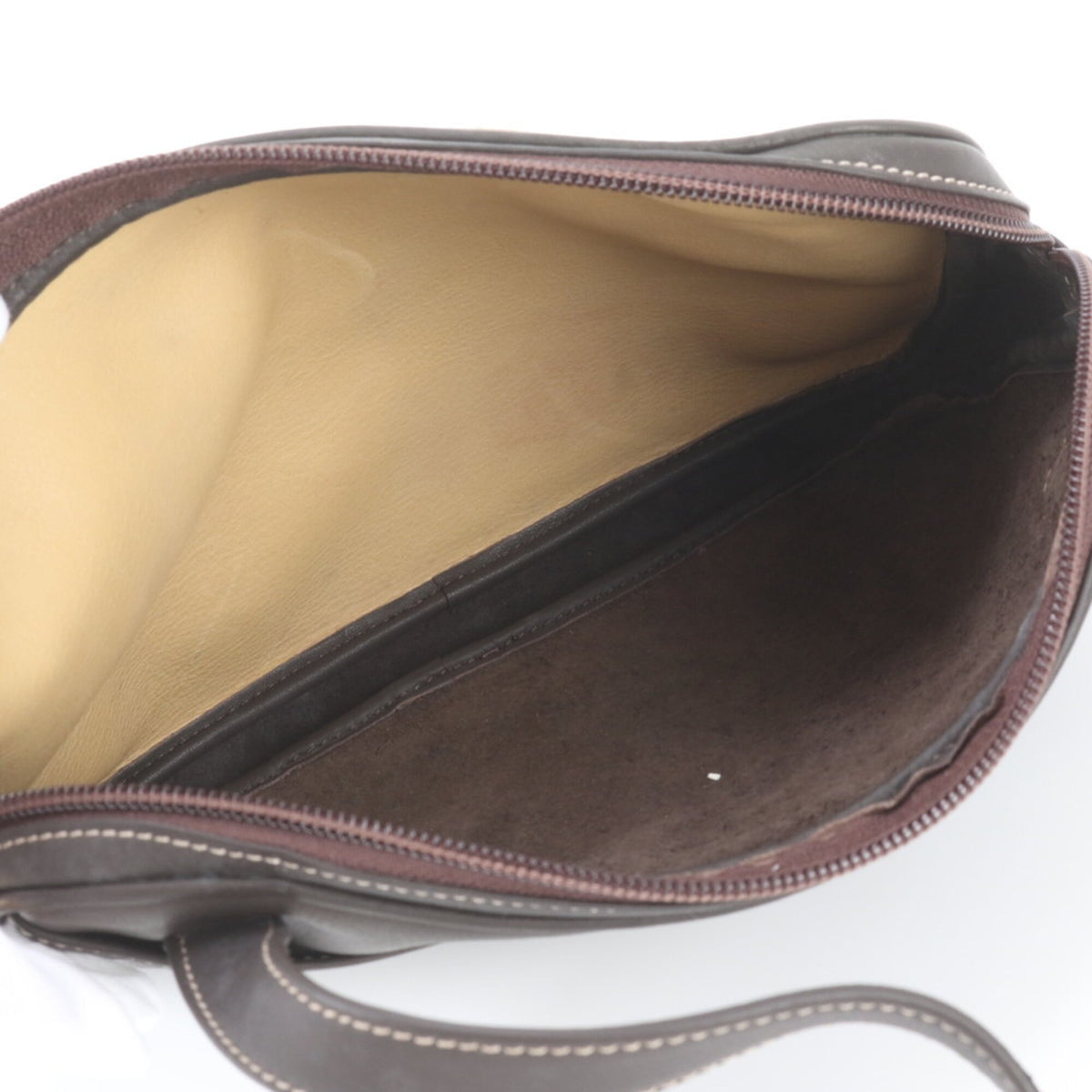 Loewe Beige Brown Leather Handbag Shoulder Bag Tote Bag (Pre-Owned)