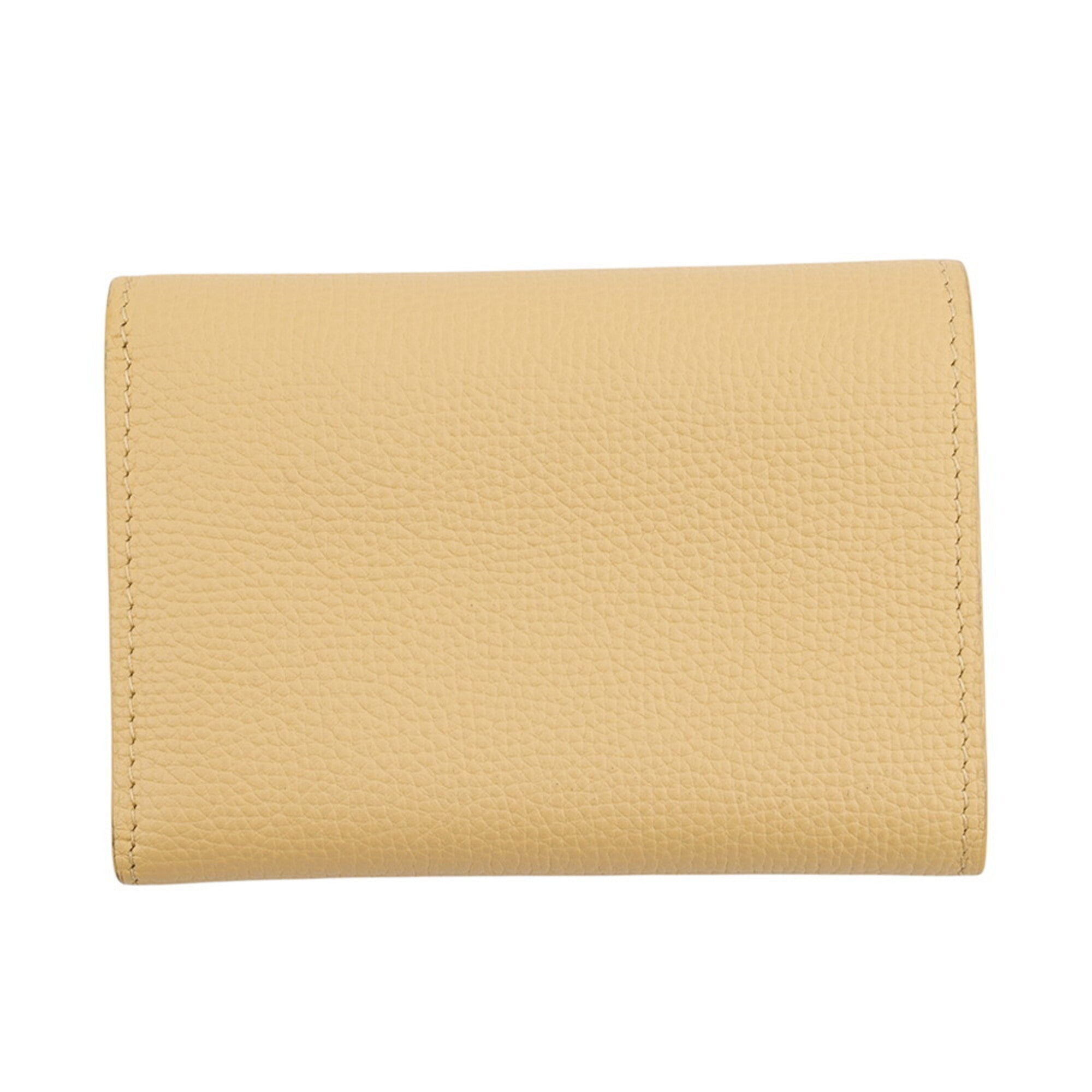 Loewe Beige Leather Wallet (Tri-Fold) (Pre-Owned)