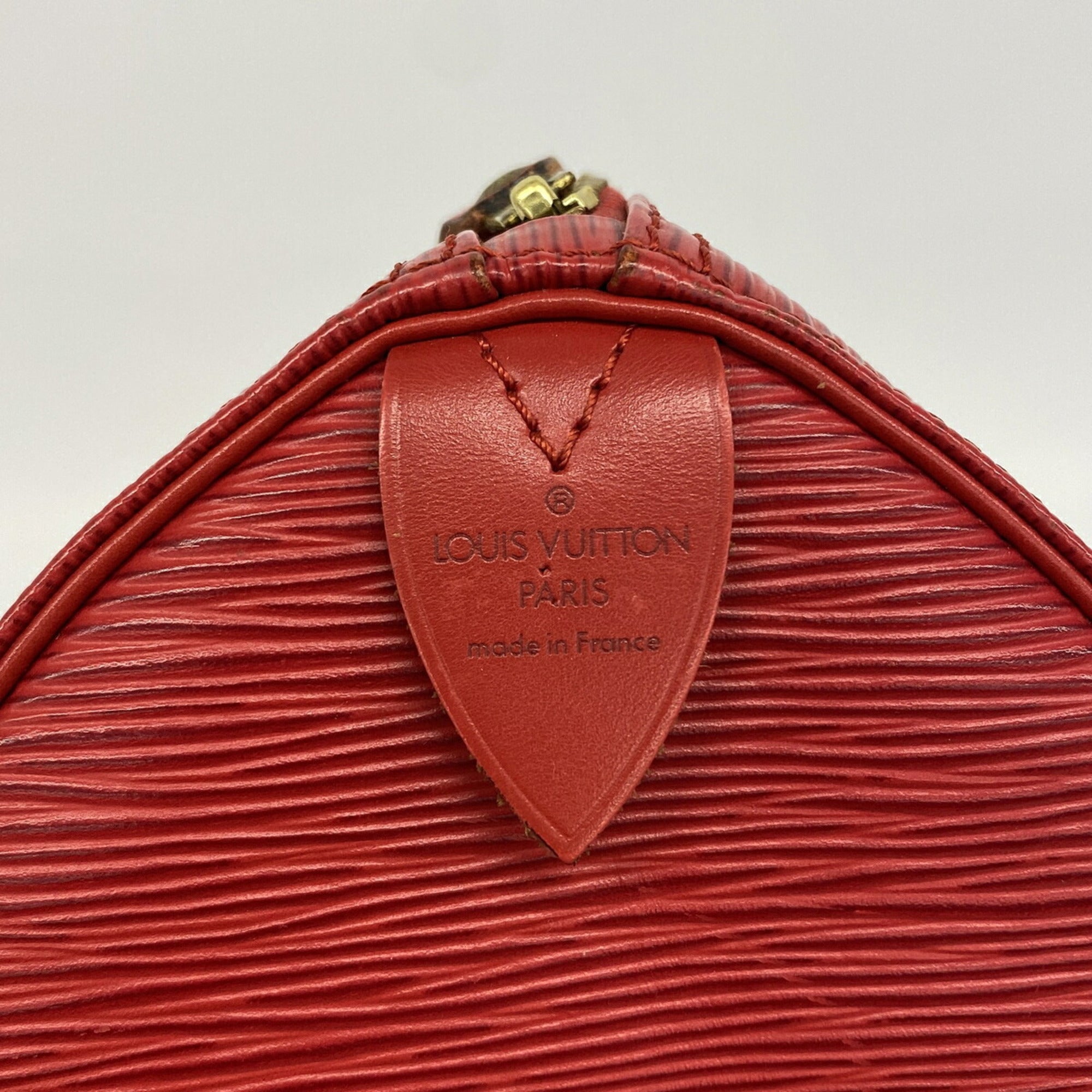 Louis Vuitton Castilian Red Handbag (Pre-Owned)