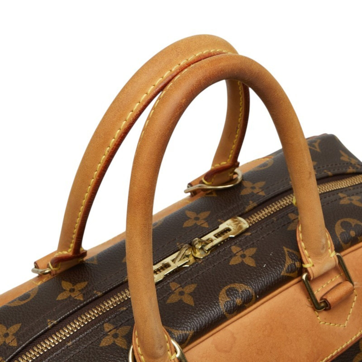 Louis Vuitton Brown Monogram Pvc Leather Handbag (Pre-Owned)