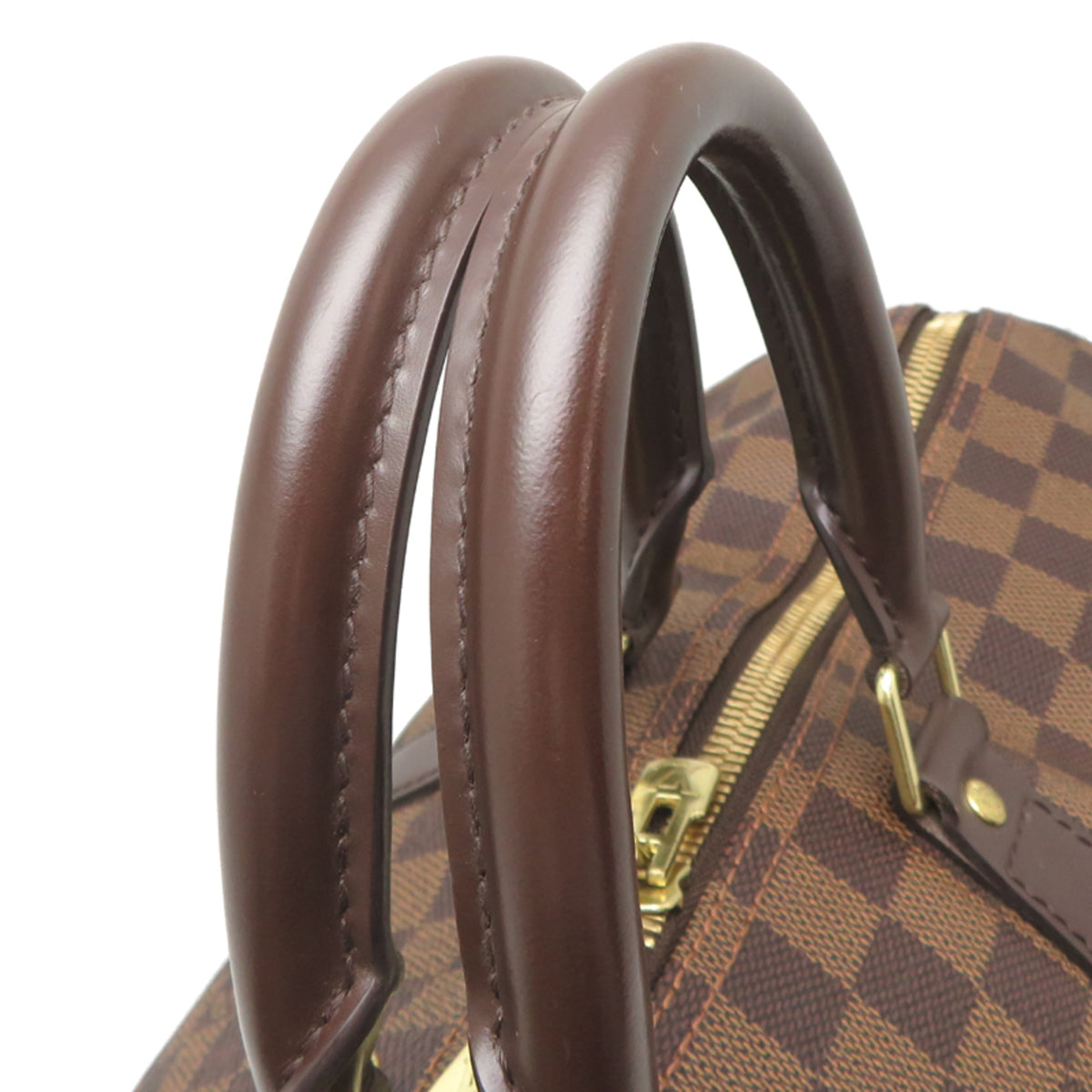 Louis Vuitton Brown Damier Canvas Boston Bag (Pre-Owned)