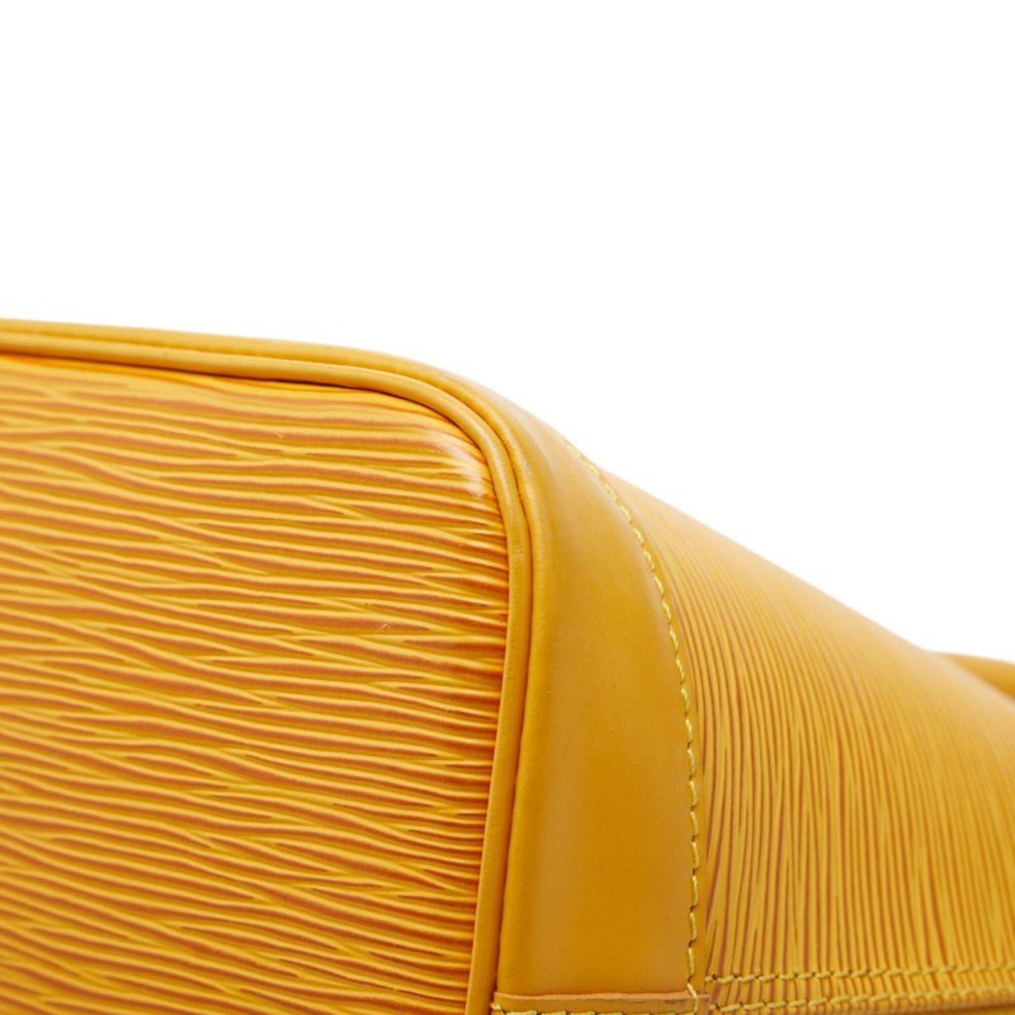 Louis Vuitton Yellow Leather Handbag (Pre-Owned)