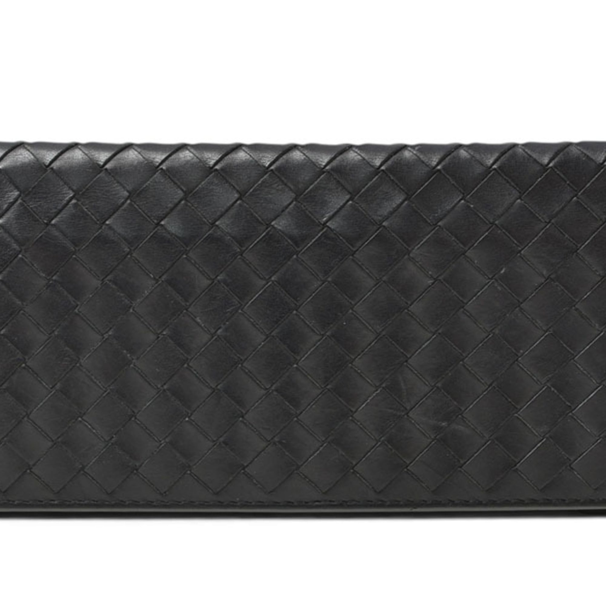 Bottega Veneta Black Khaki Leather Coin Purse/Coin Case (Pre-Owned)