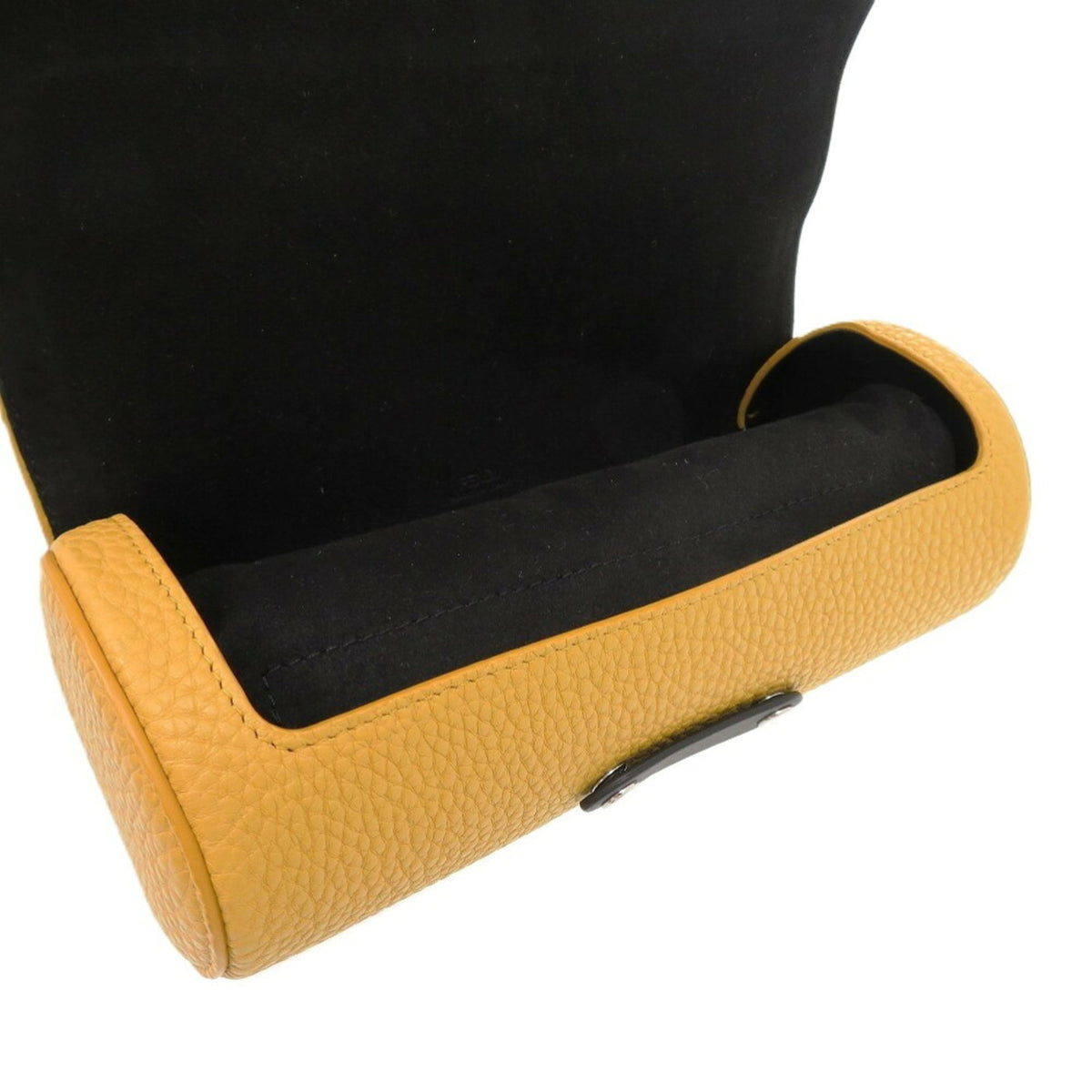 Fendi Yellow Leather Pouch (Pre-Owned)