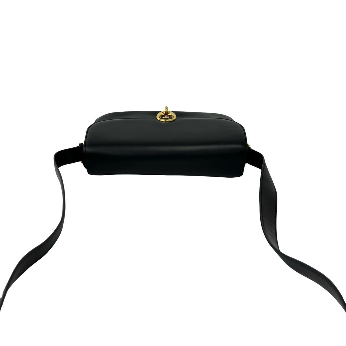 Celine Black Leather Crossbody Bag Pochette Shoulder Bag (Pre-Owned)