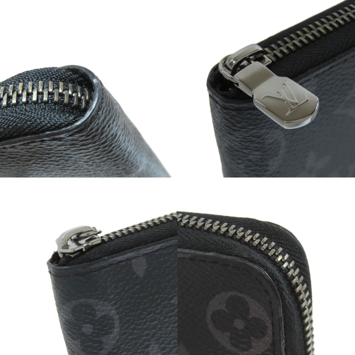 Louis Vuitton Black Monogram Eclipse Long Wallet (Bi-Fold) (Pre-Owned)