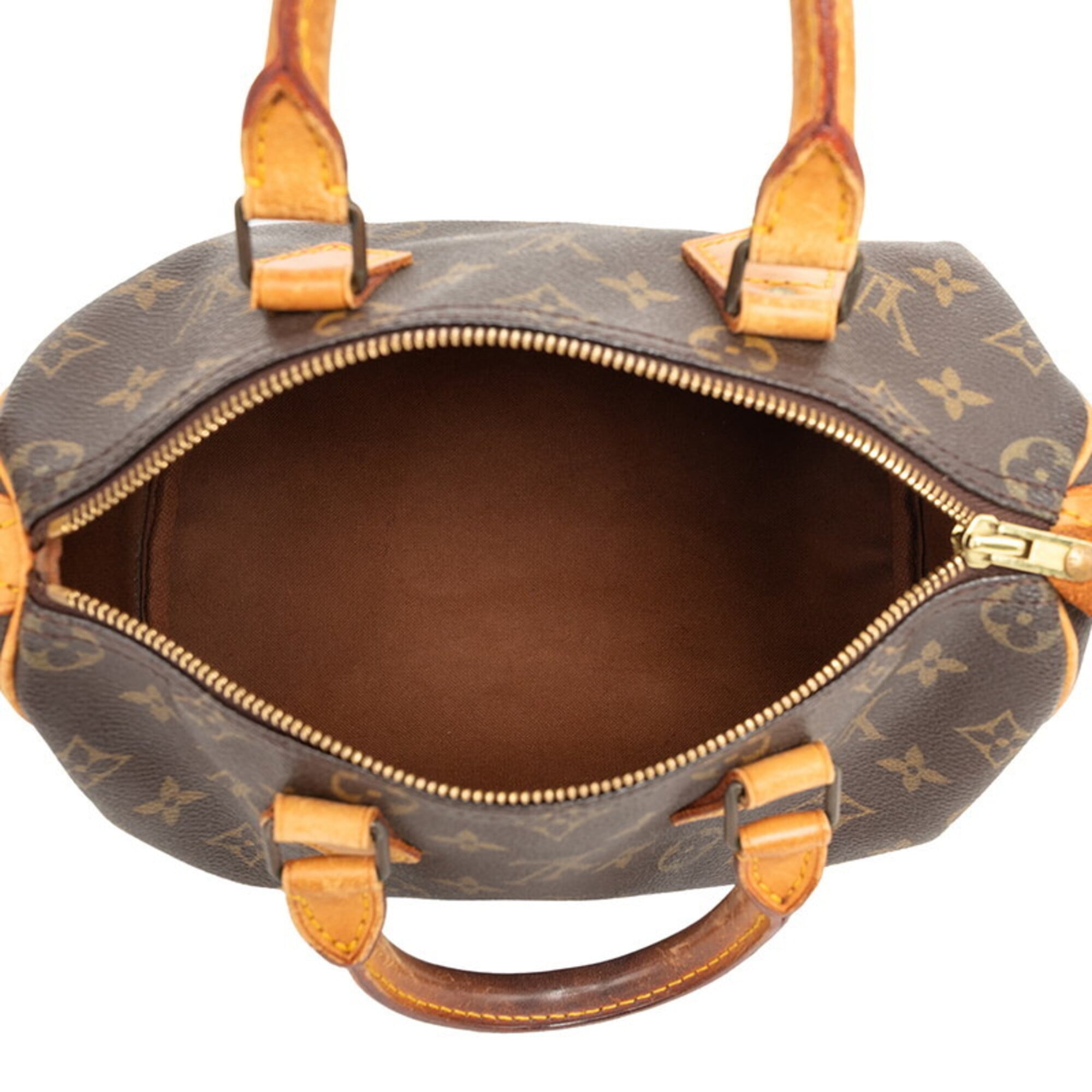 Louis Vuitton Monogram Brown Pvc Leather Boston Bag Handbag (Pre-Owned)