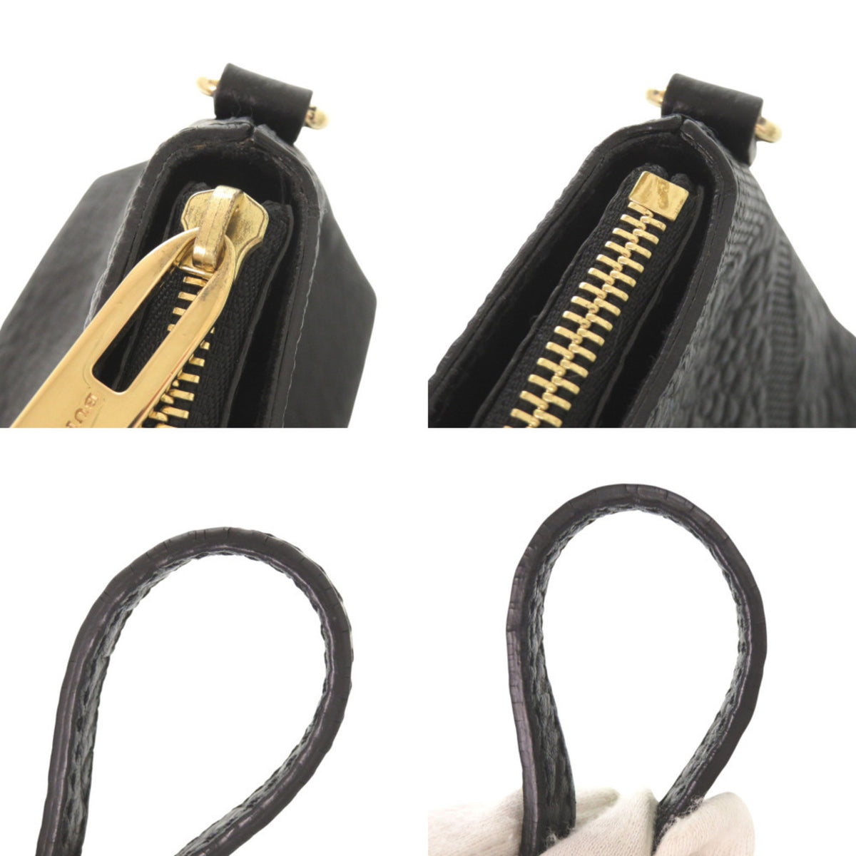 Burberry Black Leather Shoulder Bag (Pre-Owned)