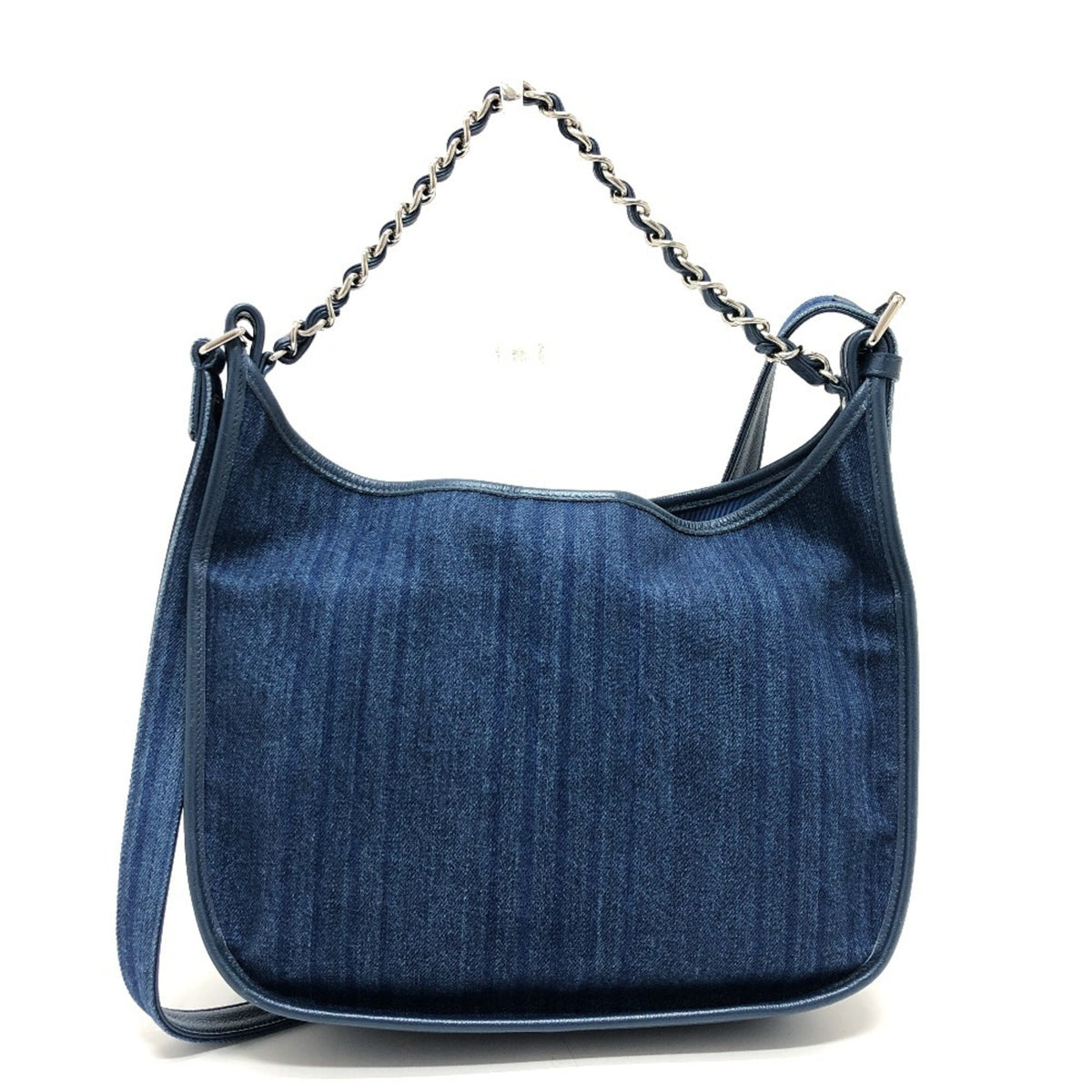 Chanel Blue Denim Shoulder Bag (Pre-Owned)