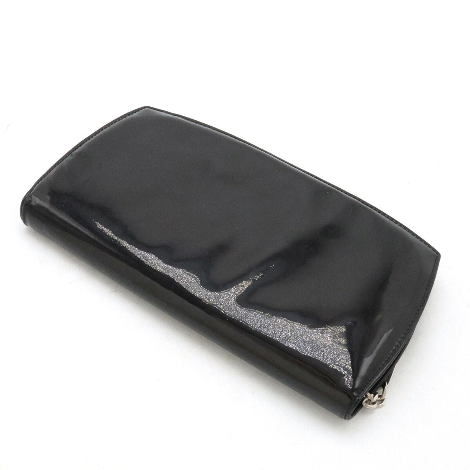 Chanel Black Leather Coin Purse/Coin Case (Pre-Owned)