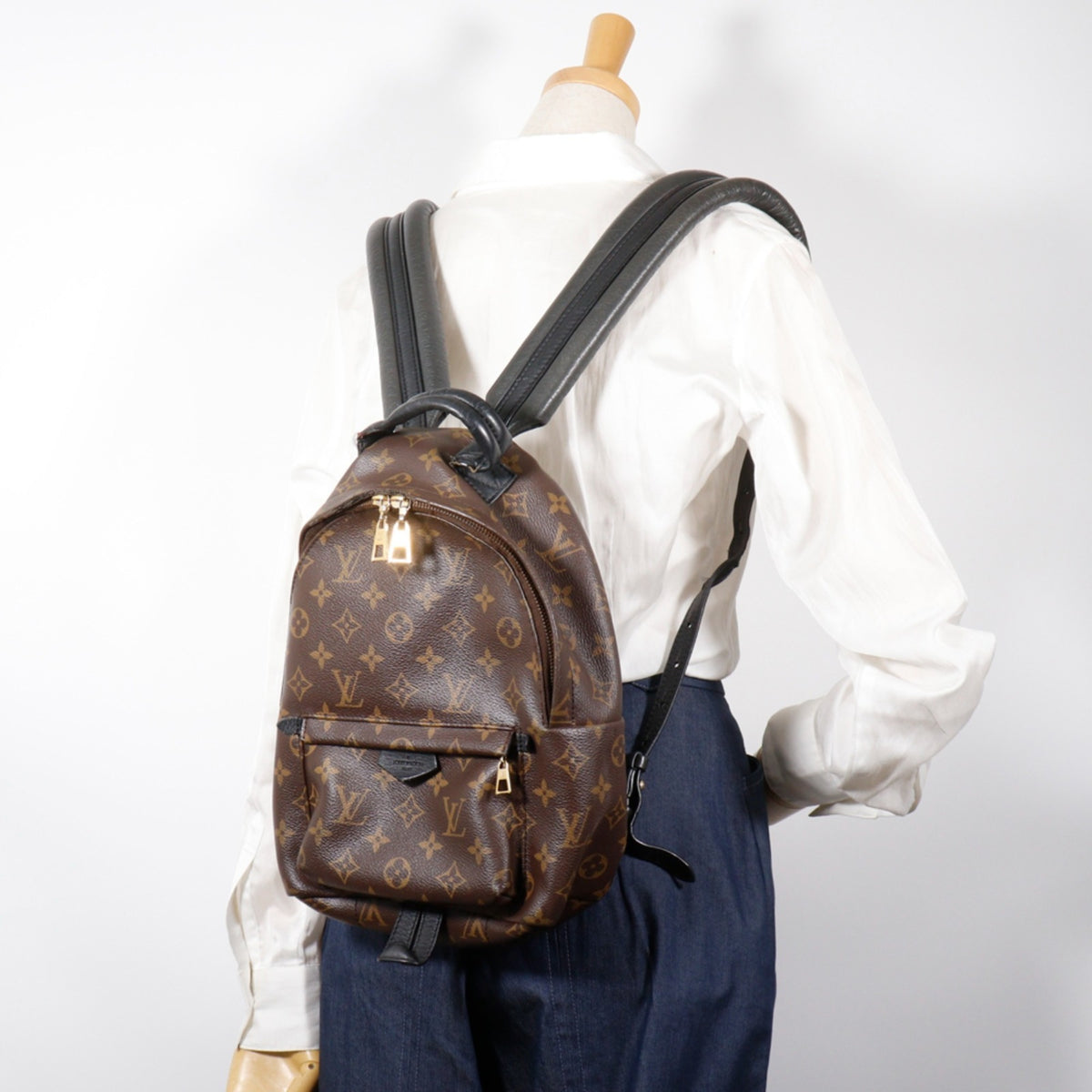 Louis Vuitton Brown Monogram Canvas Backpack (Pre-Owned)