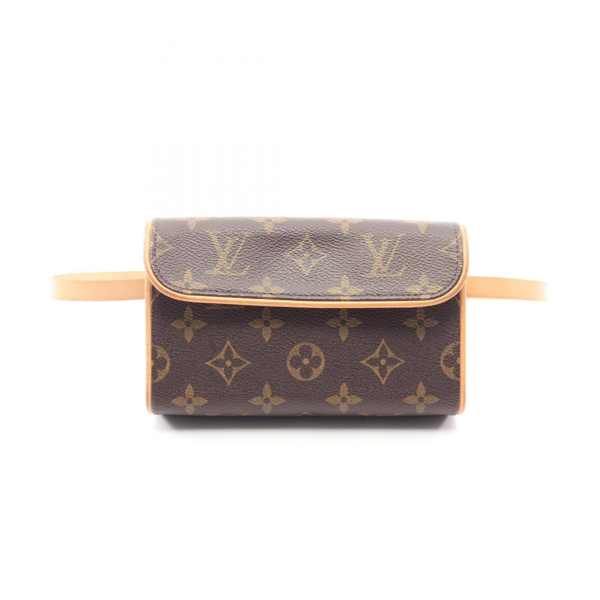 Louis Vuitton Brown Pvc Leather Fanny Pack Handbag (Pre-Owned)