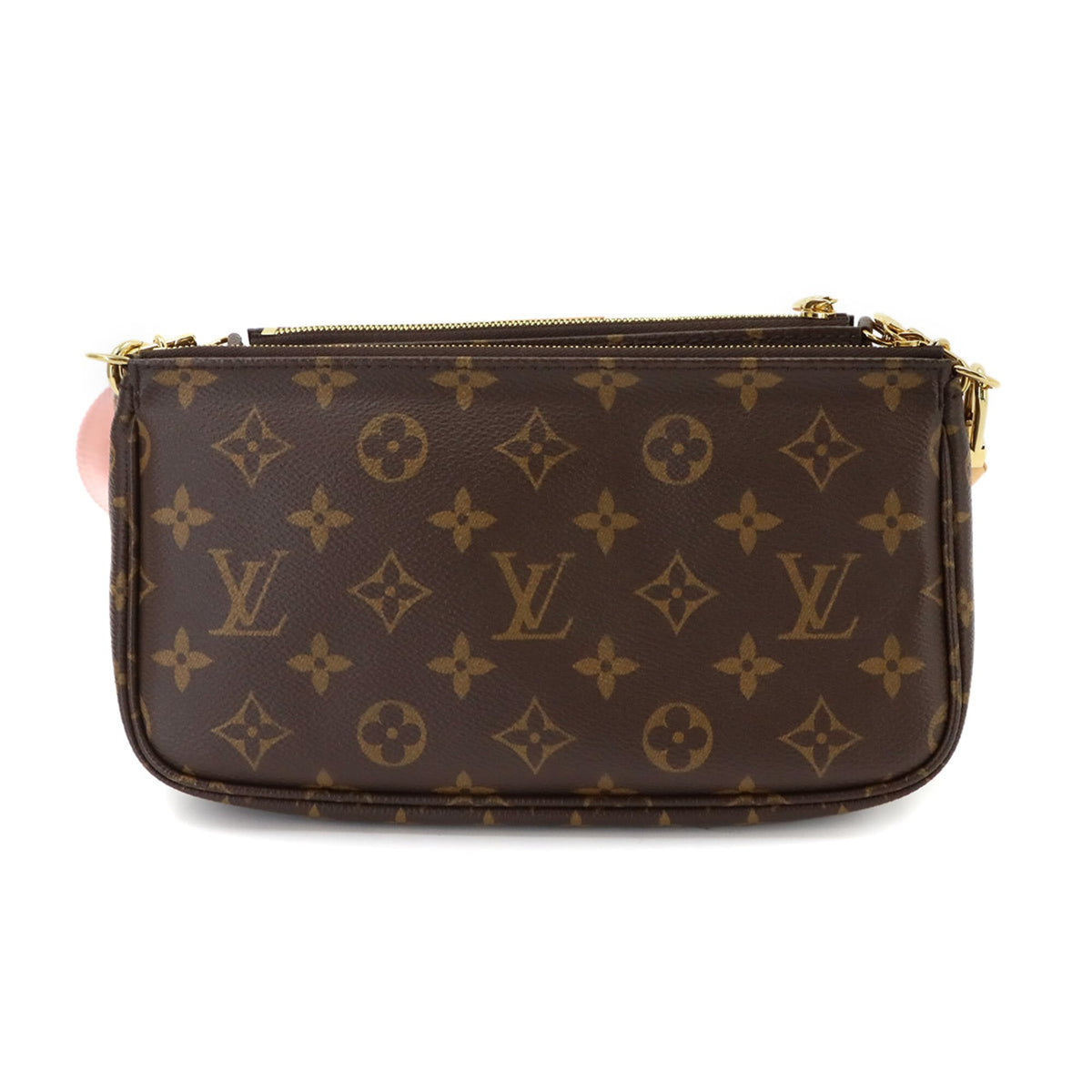 Louis Vuitton Monogram Rose Clair Monogram Handbag Pochette Pouch Shoulder Bag (Pre-Owned)