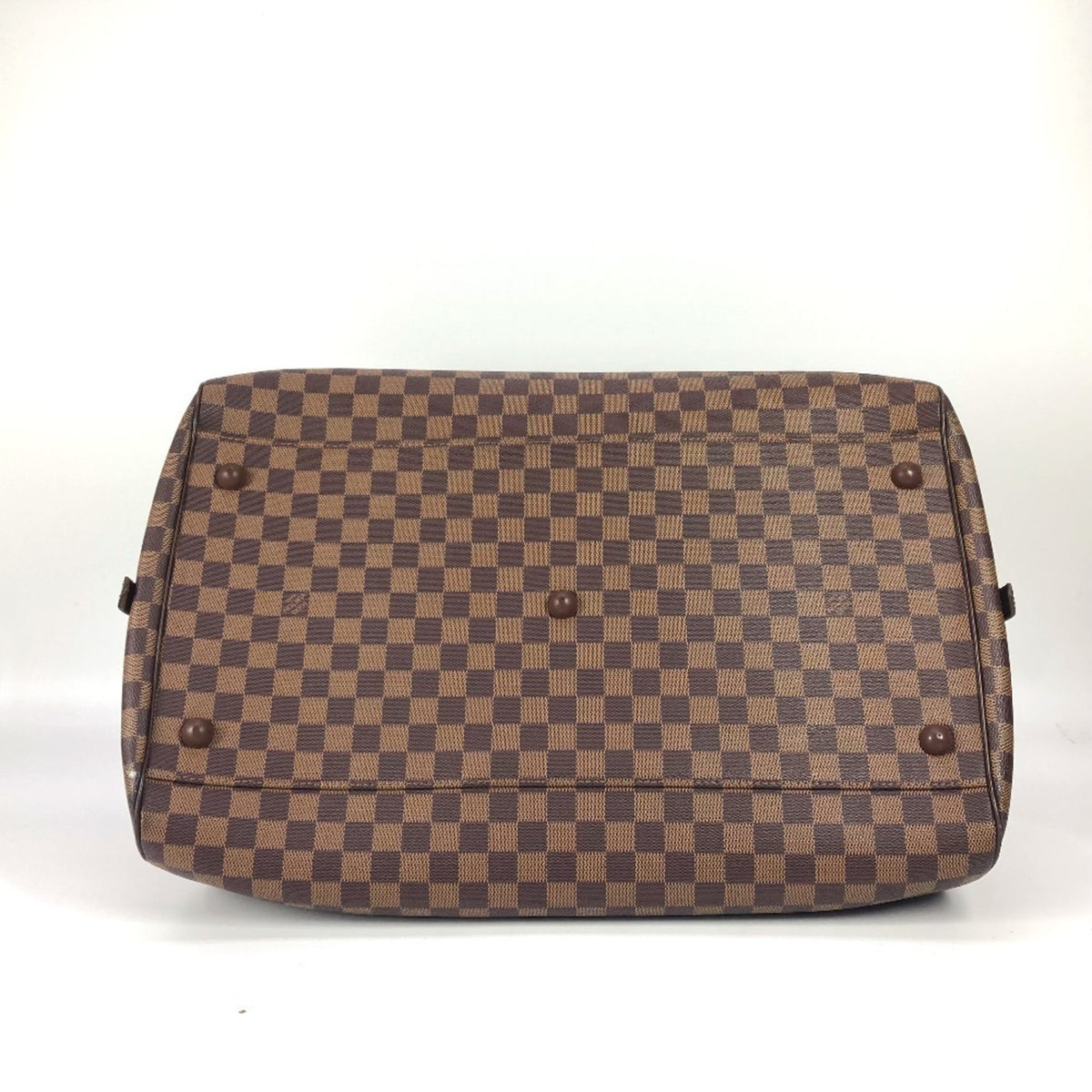 Louis Vuitton Brown Damier Canvas Ebene Damier Canvas Boston Bag (Pre-Owned)