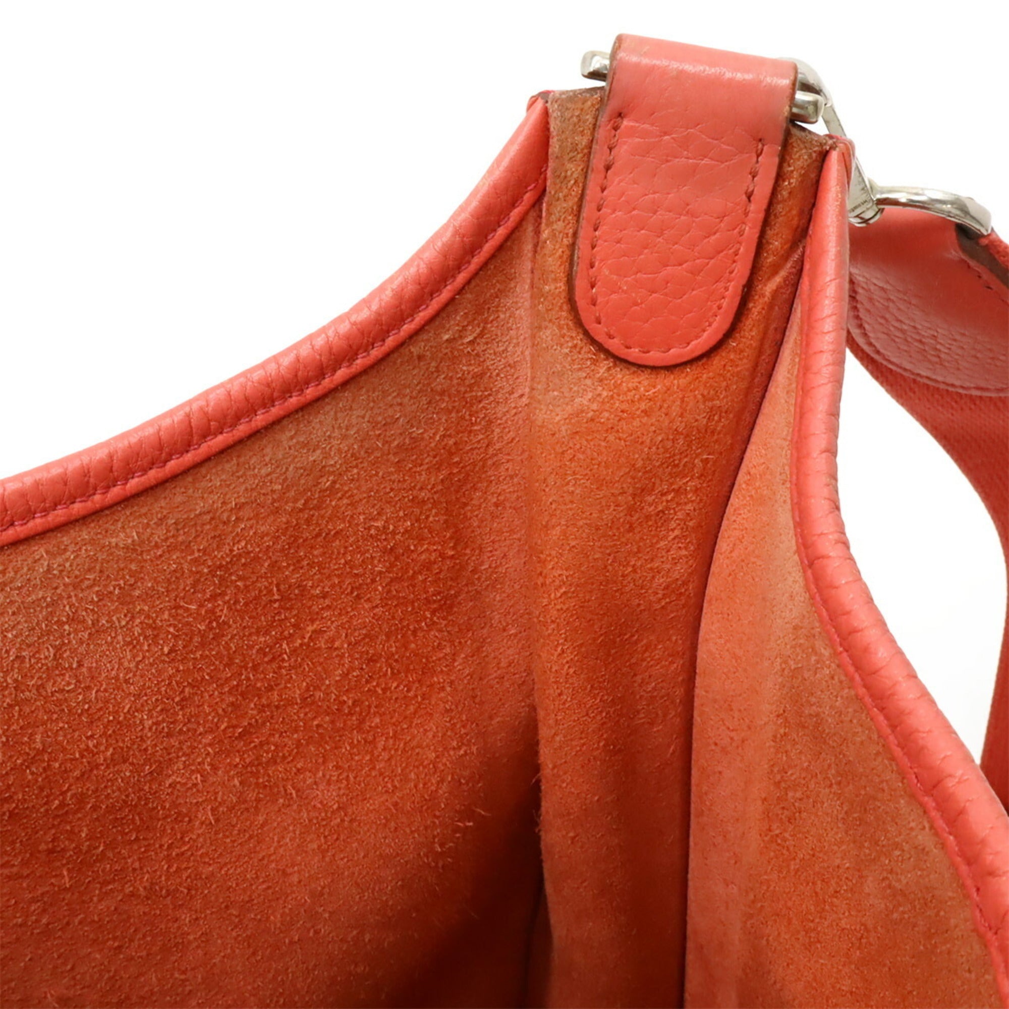 Hermes Bougainvillier Pink Taurillon Clemence Leather Shoulder Bag (Pre-Owned)