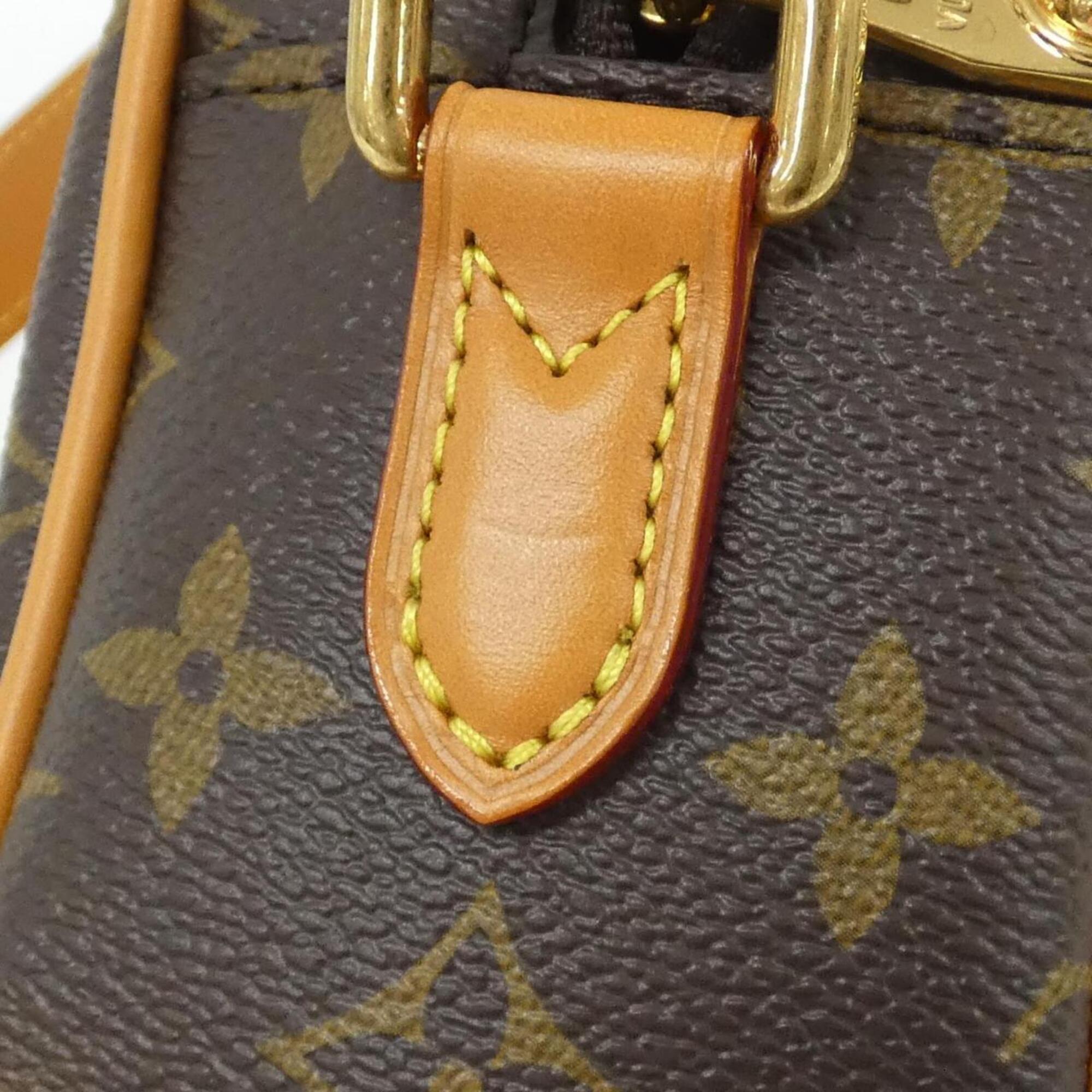 Louis Vuitton Brown Coated Canvas Shoulder Bag (Pre-Owned)