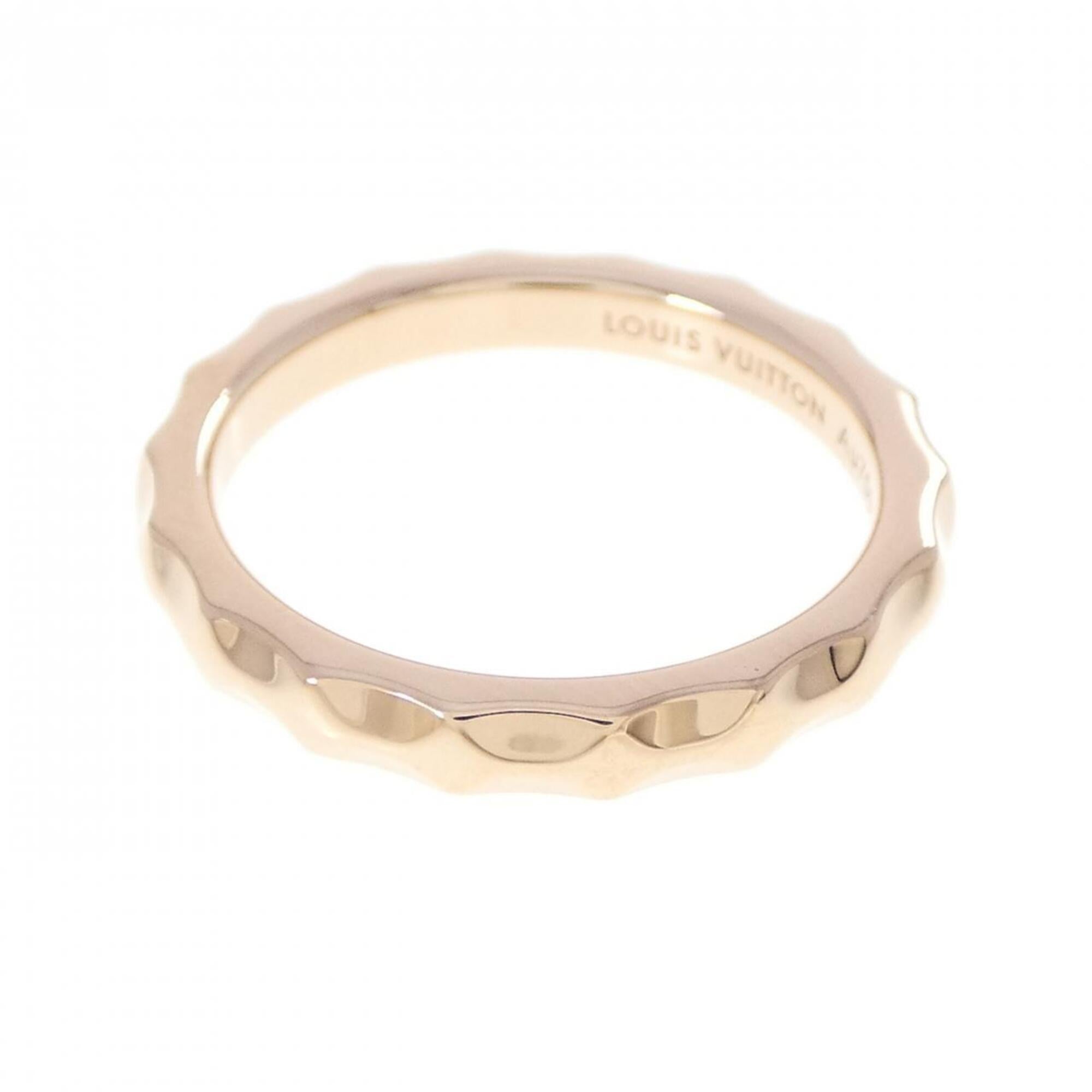 Louis Vuitton Pink Gold (18K) Band Ring (Pre-Owned)