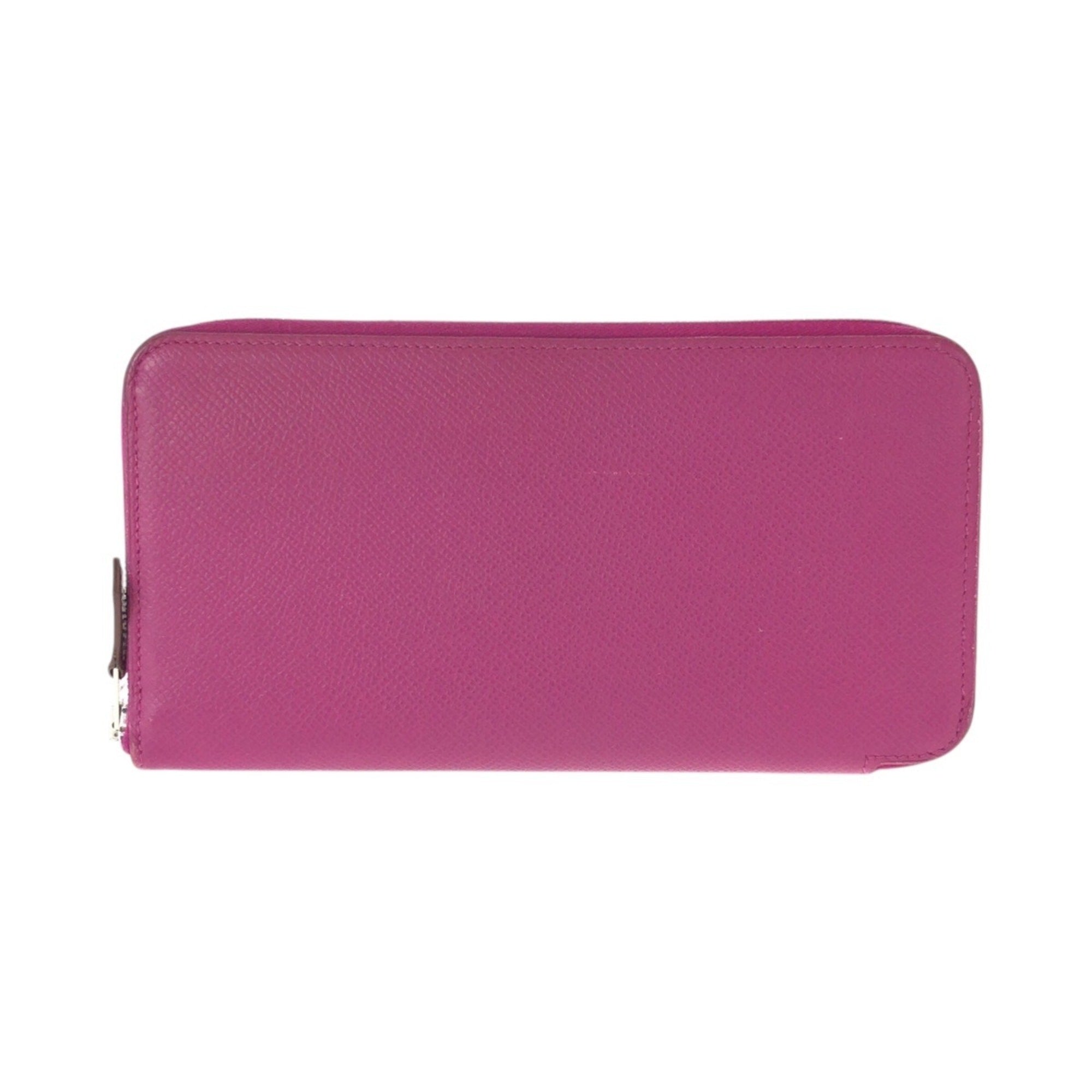Hermes Silk'in Pink Rose Tyrien Epsom Leather Long Wallet (Bi-Fold) (Pre-Owned)