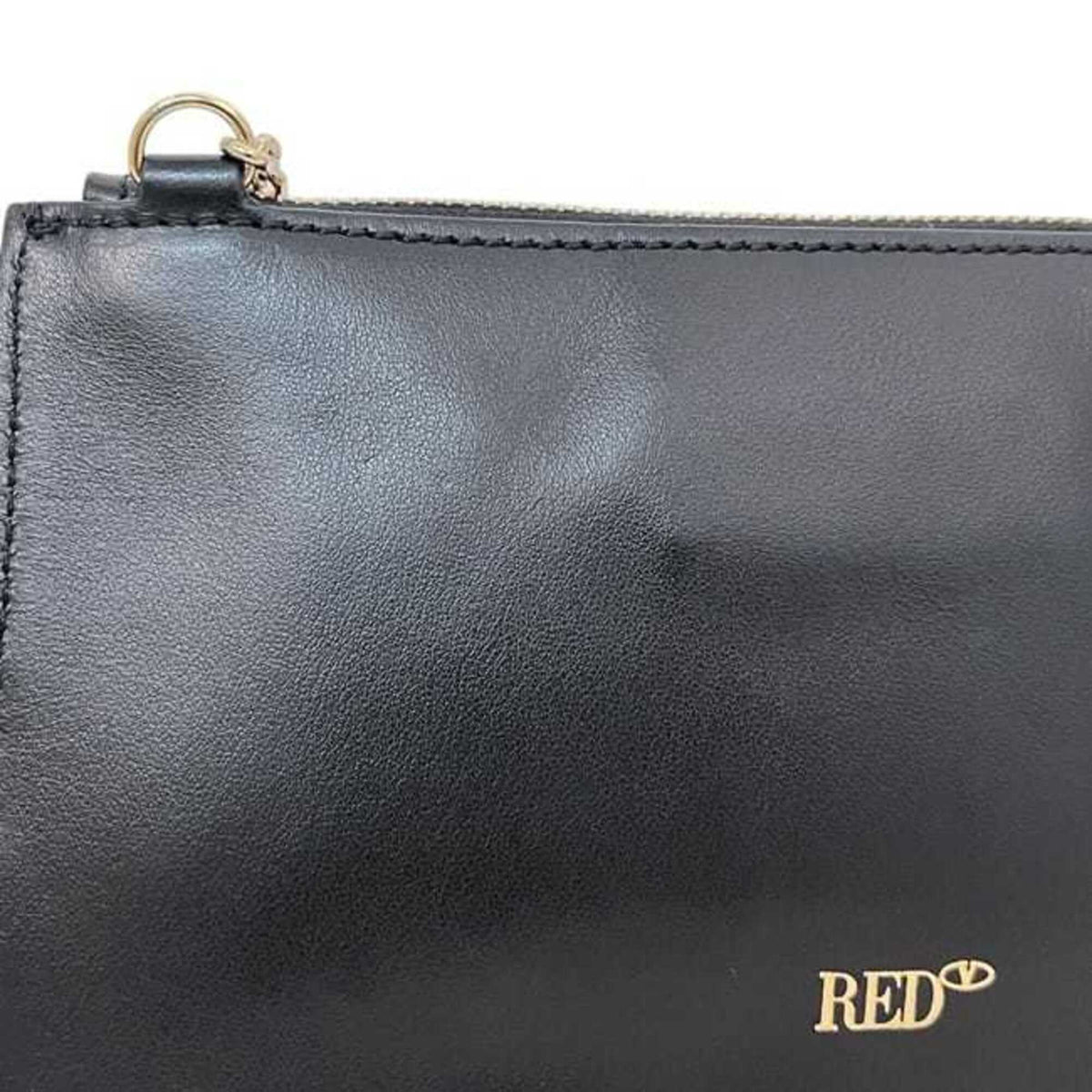 Redvalentino Black Leather Shoulder Bag (Pre-Owned)