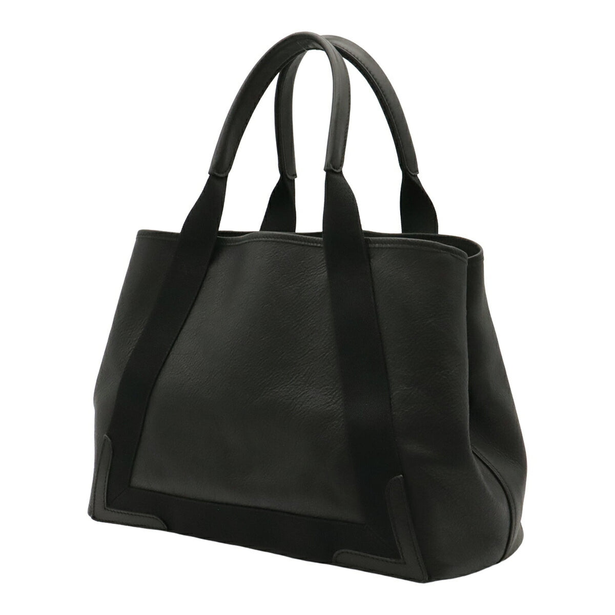 Balenciaga Black Leather Pouch Shoulder Bag Tote Bag (Pre-Owned)