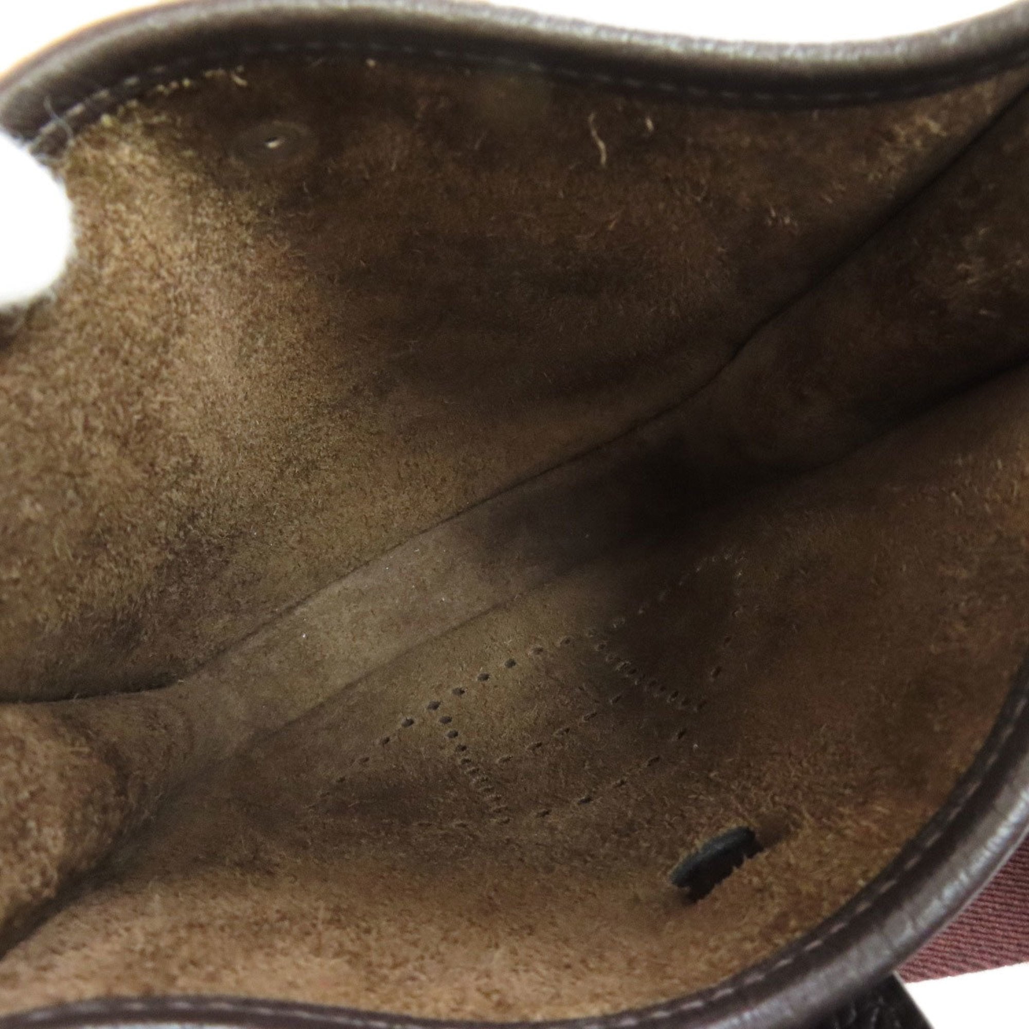 Hermes Dark Brown Taurillon Clemence Leather Shoulder Bag (Pre-Owned)