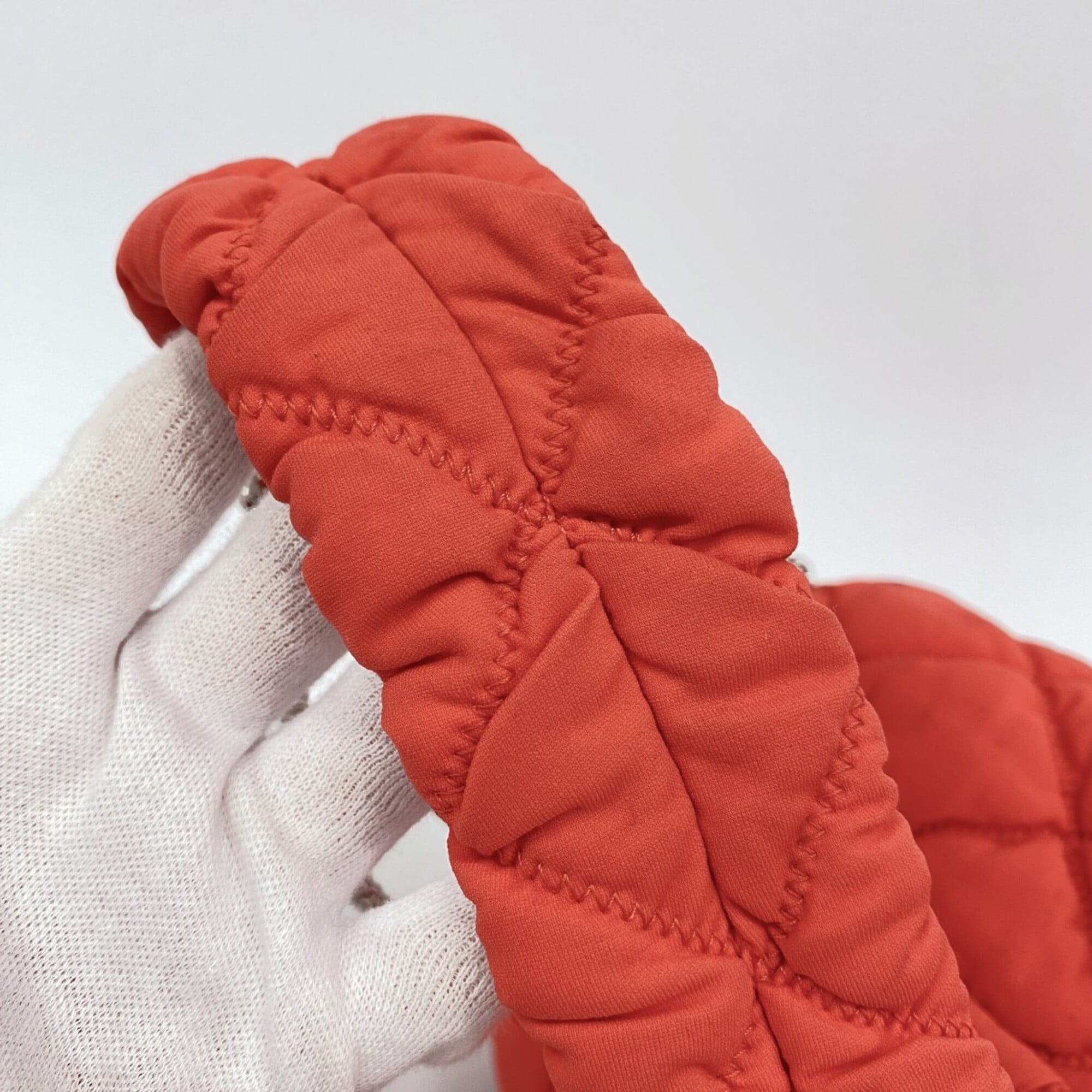 Chanel Red Color Nylon Shoulder Bag (Pre-Owned)