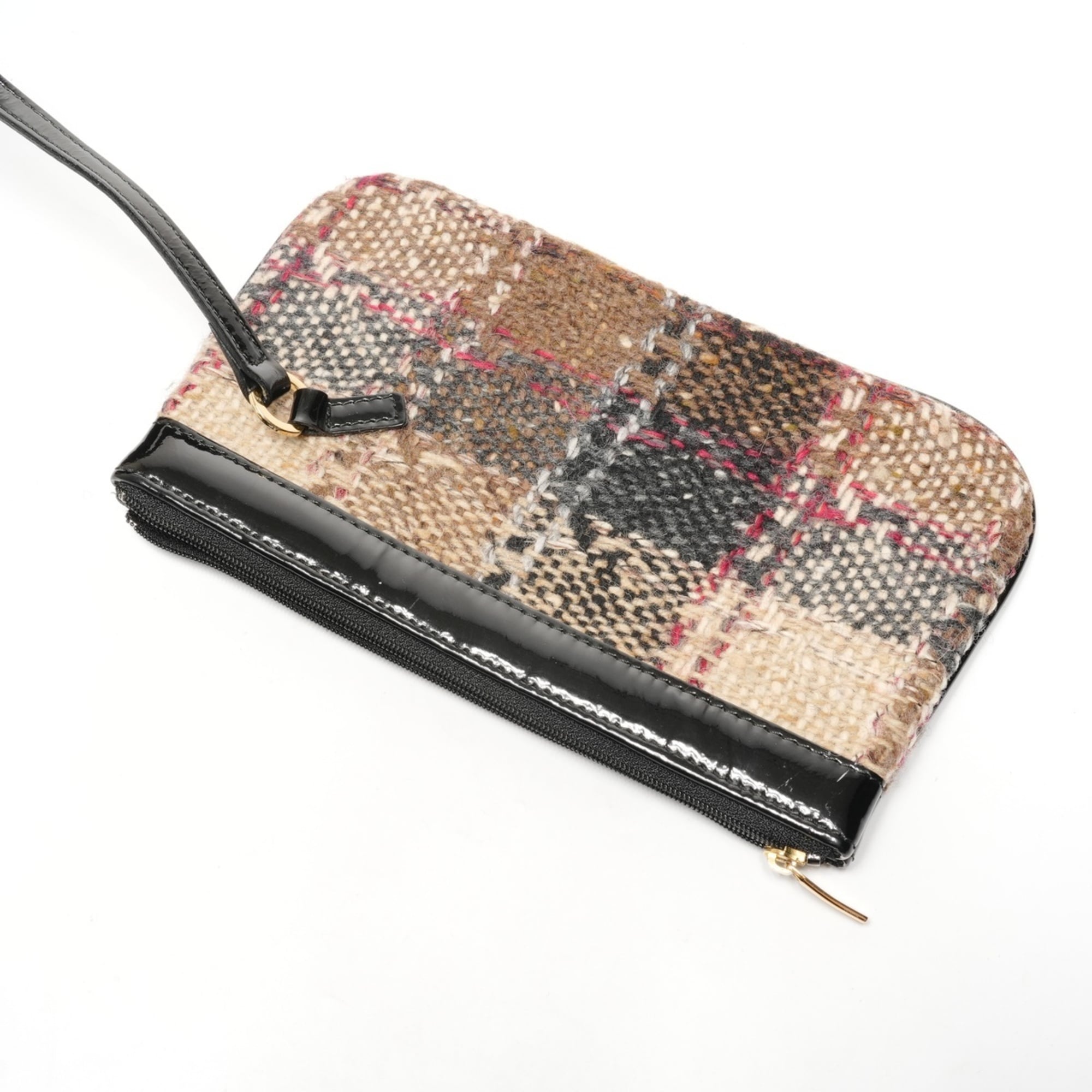 Burberry Beige Tweed Handbag (Pre-Owned)
