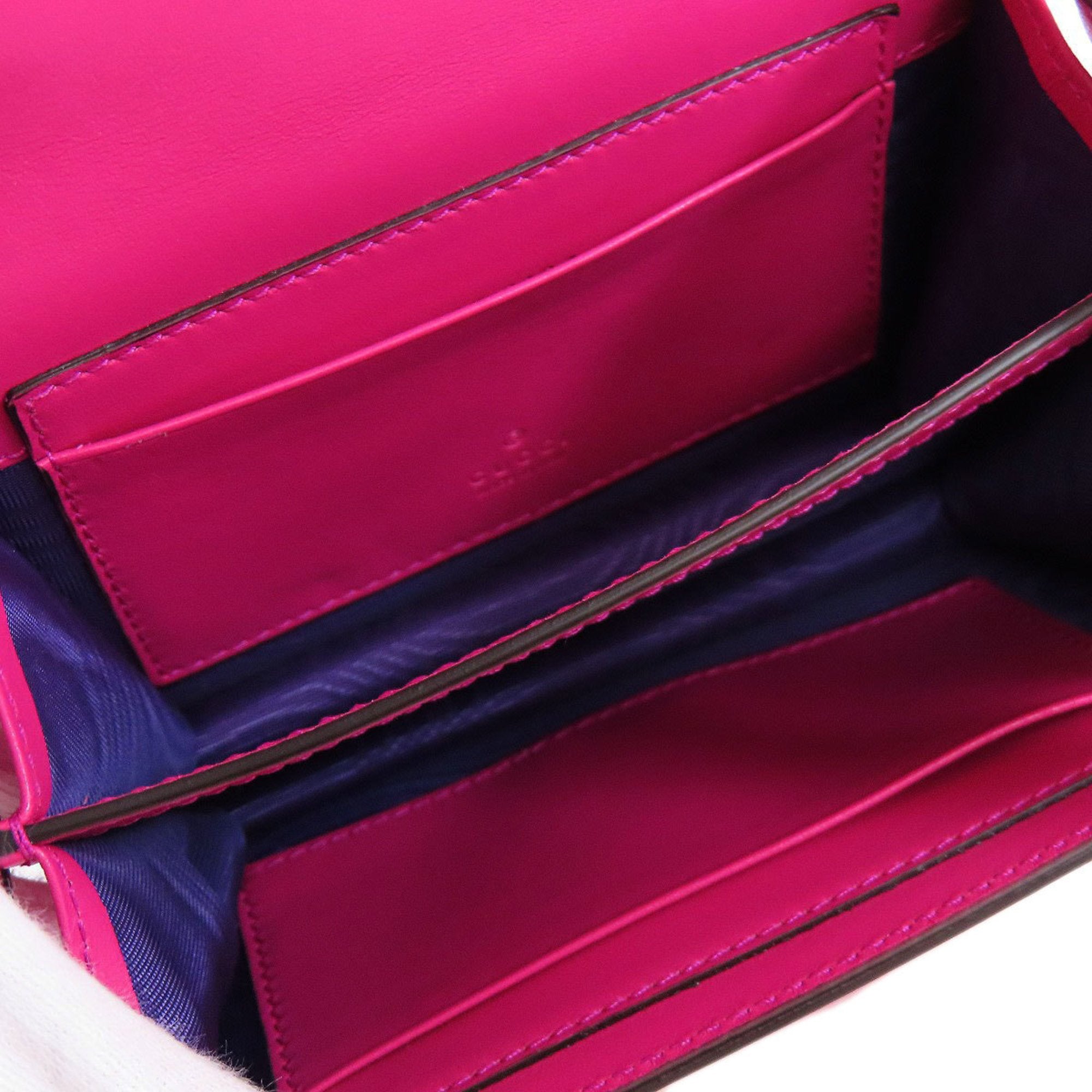Gucci Pink Nylon Shoulder Bag (Pre-Owned)
