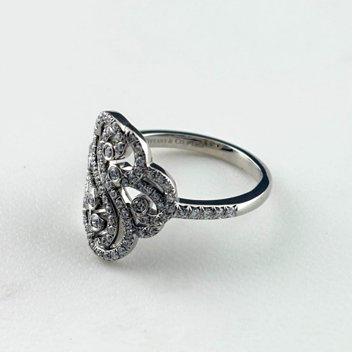 Tiffany Platinum 950 Band Ring (Pre-Owned)