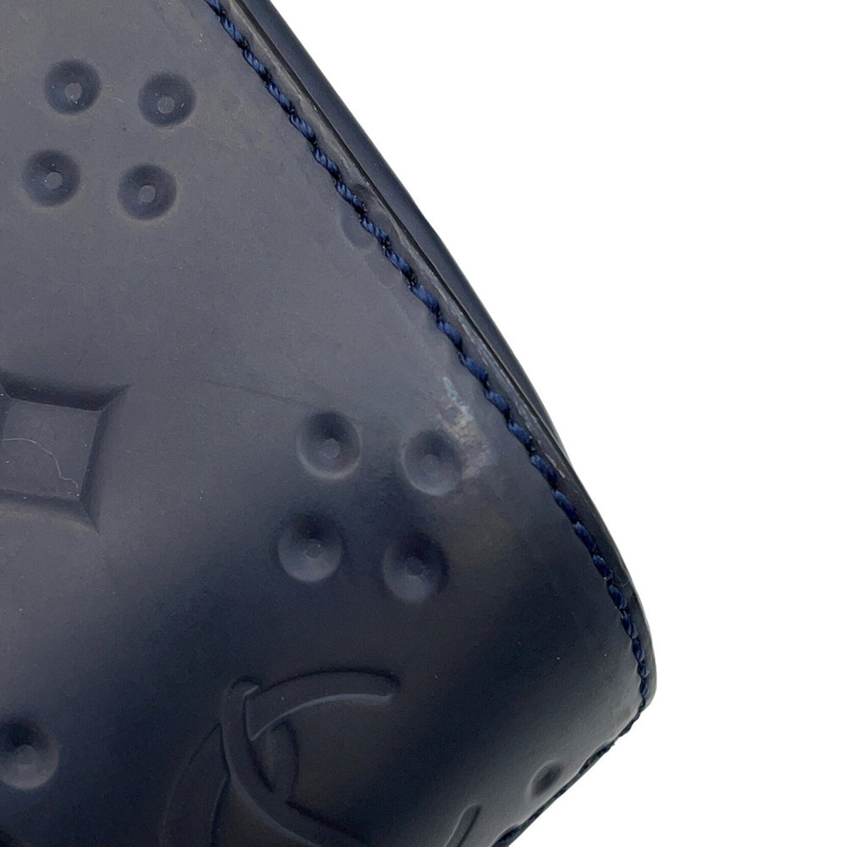 Christian Louboutin Navy Pvc Leather Shoulder Bag (Pre-Owned)