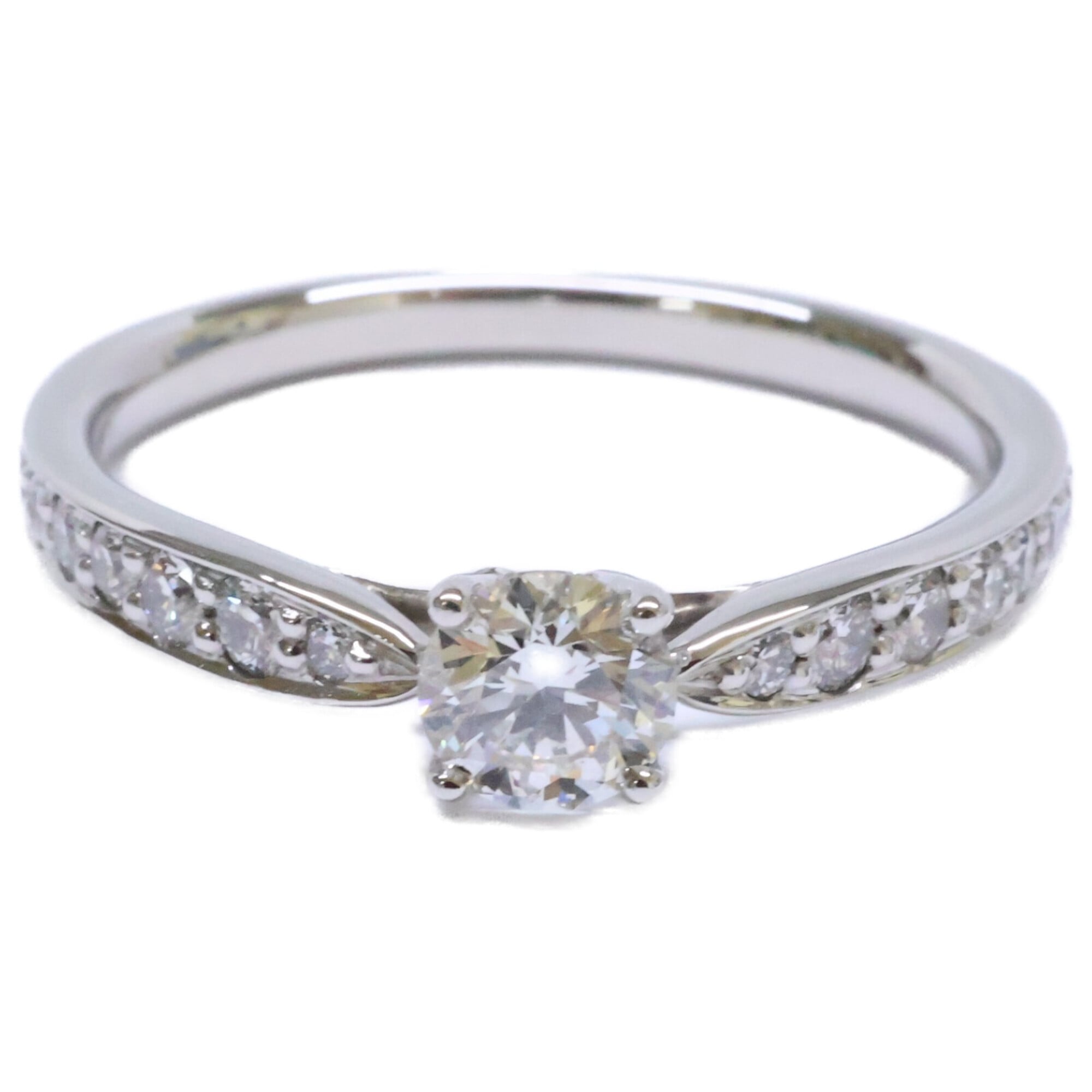 Tiffany Platinum Platinum 950 Band Ring (Pre-Owned)