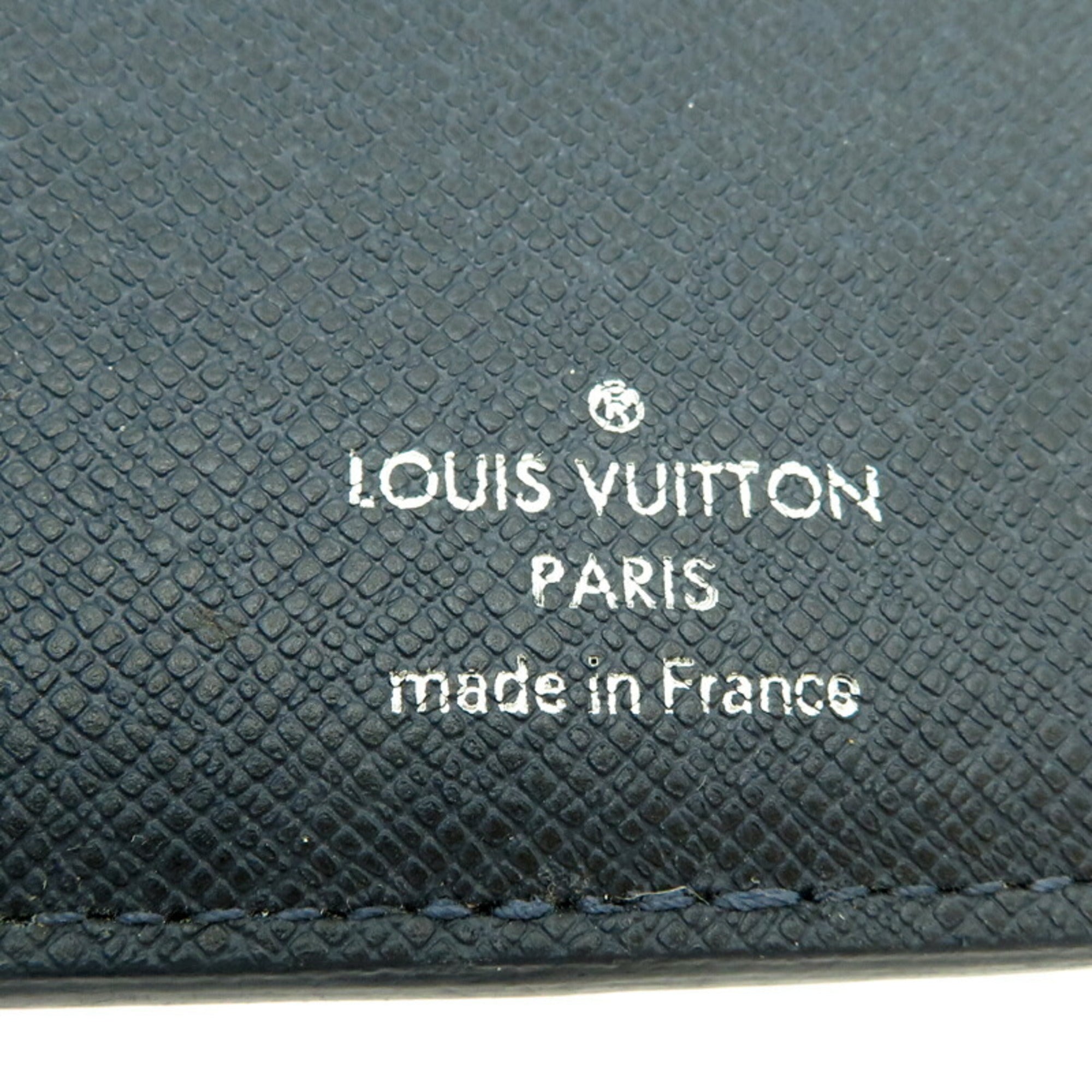 Louis Vuitton Taiga Galle Navy Blue Taiga Leather (Pre-Owned)