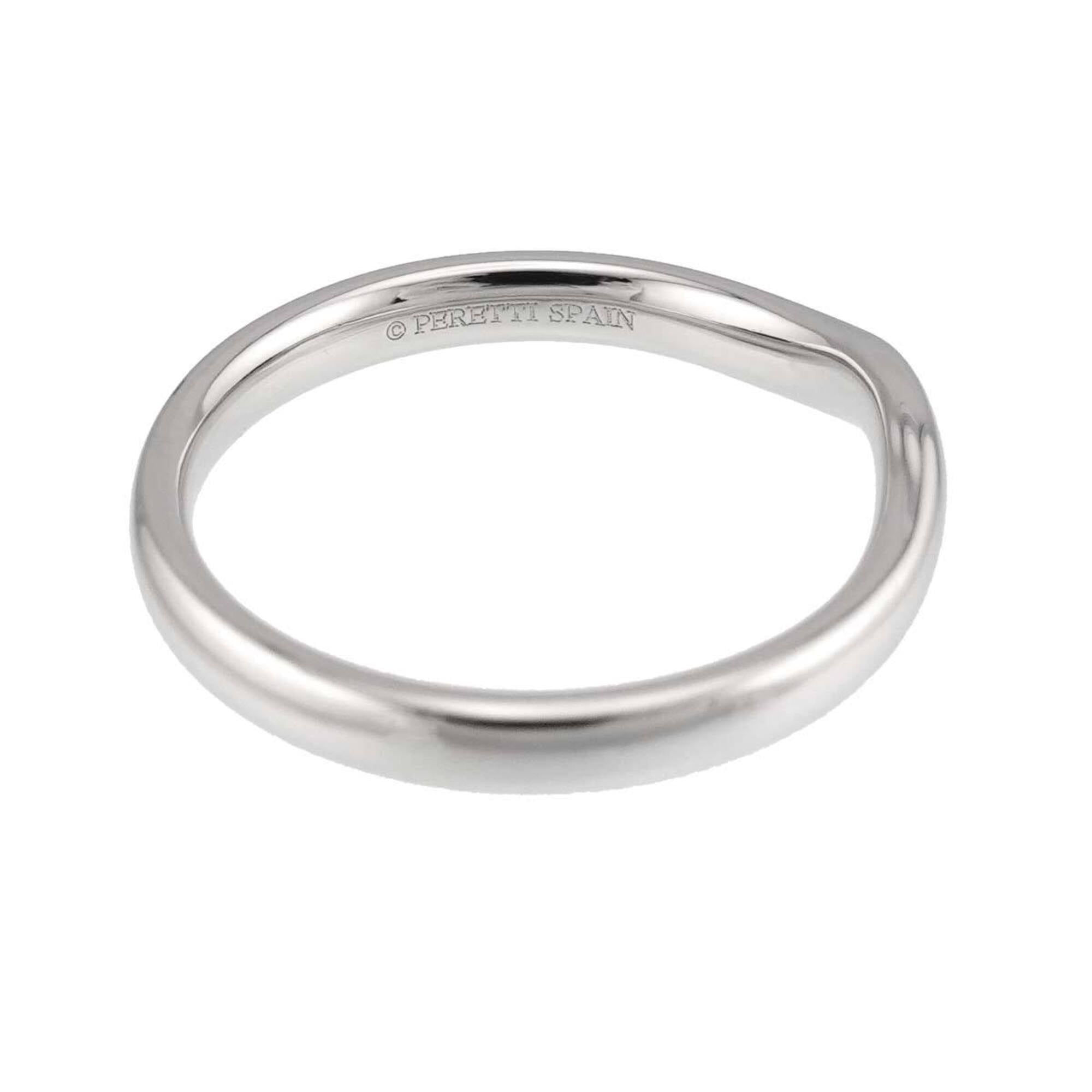 Tiffany Silver Platinum 950 Band Ring (Pre-Owned)