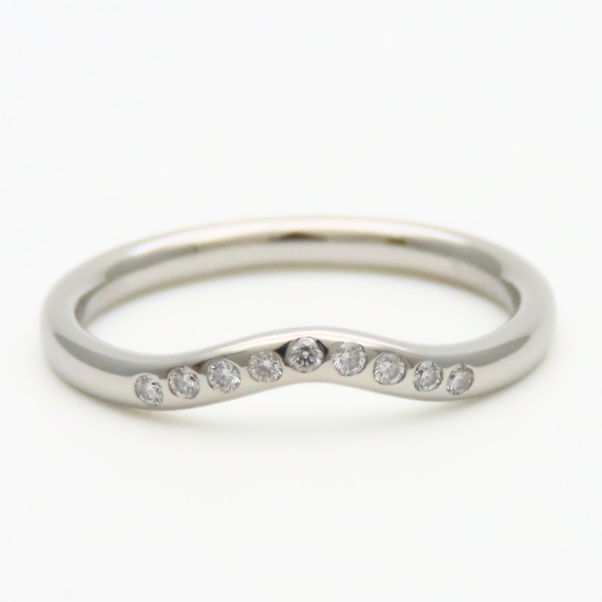 Tiffany Platinum Platinum 950 Band Ring (Pre-Owned)
