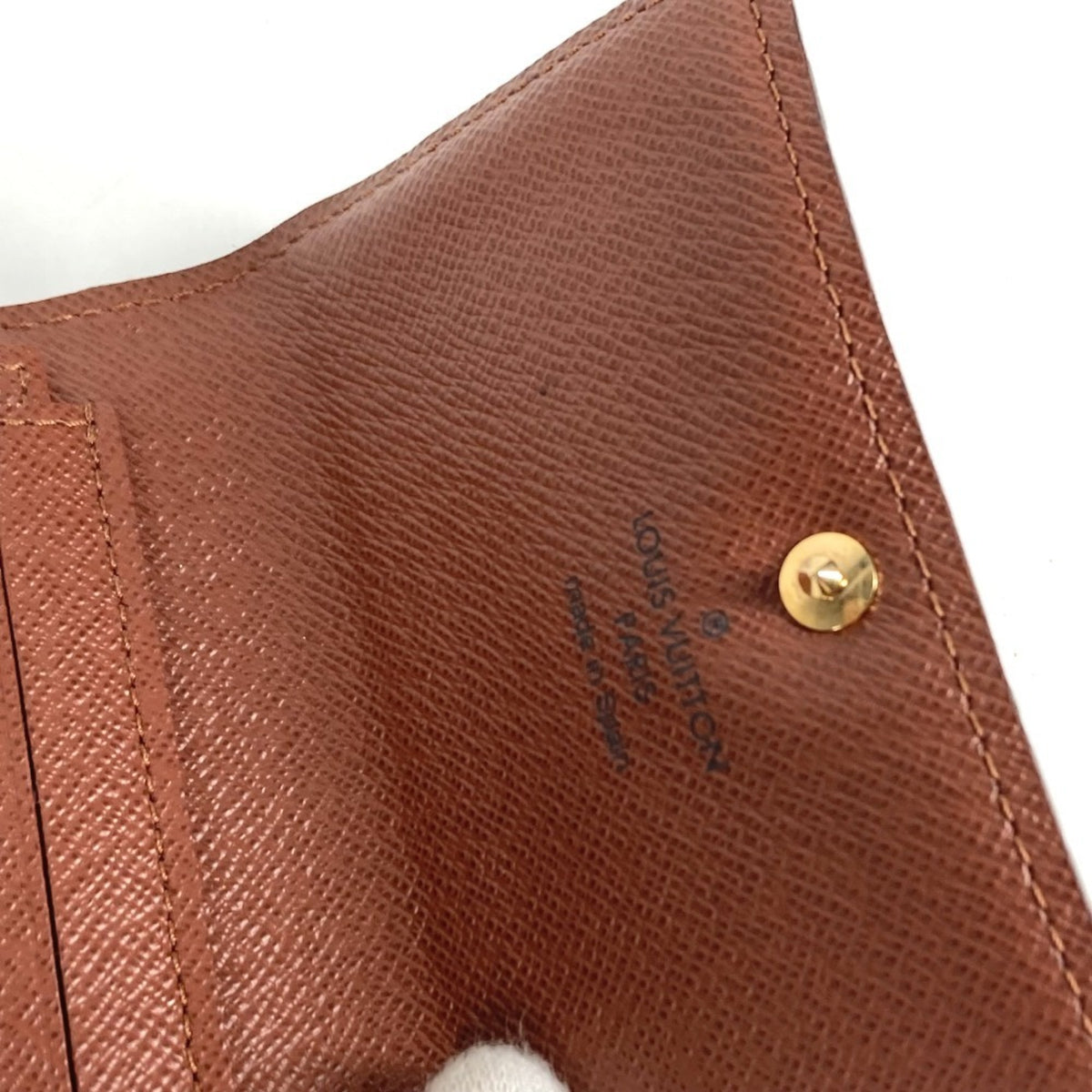 Louis Vuitton Brown Monogram Canvas Card Wallet (Pre-Owned)