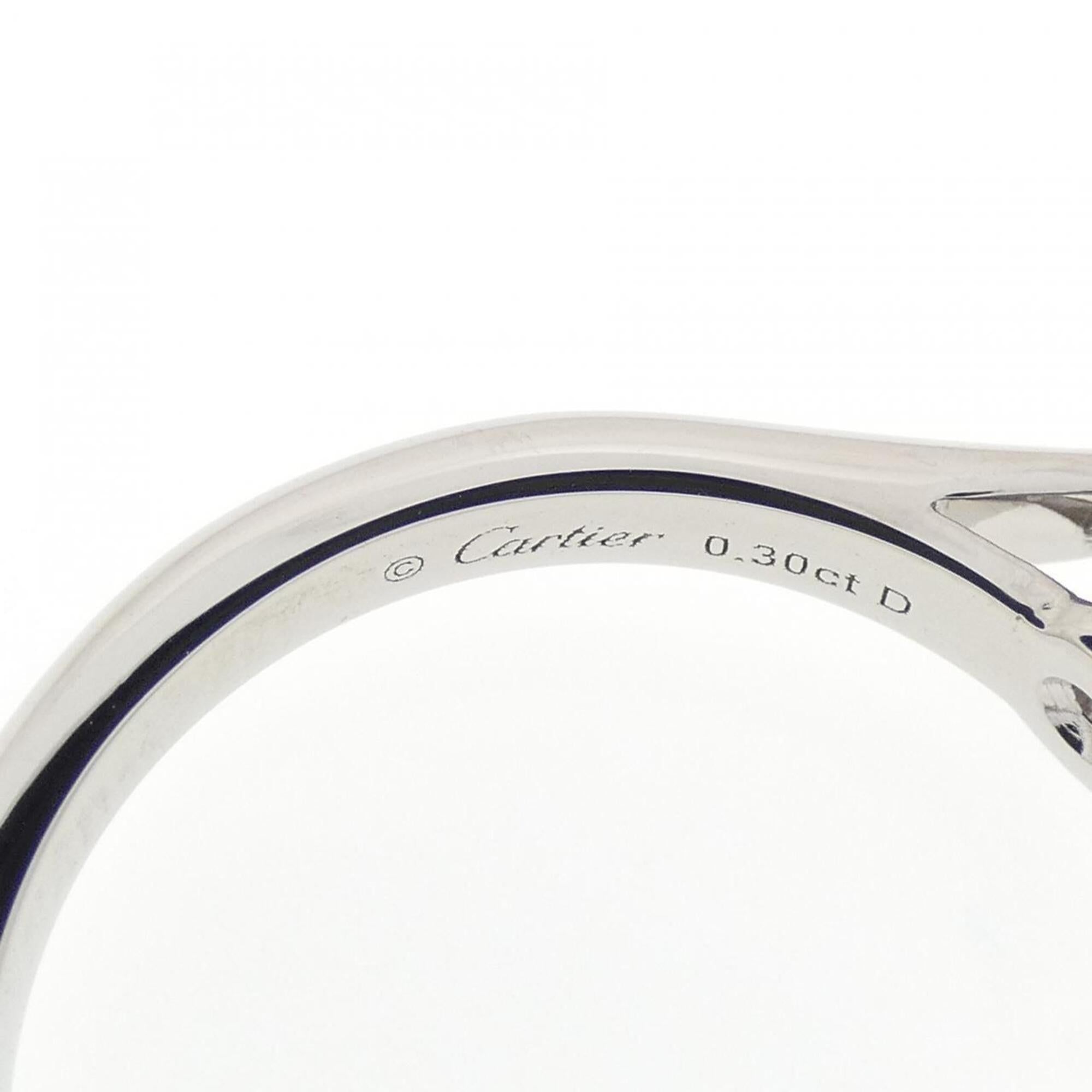 Cartier Silver Platinum 950 Anniversary Ring (Pre-Owned)