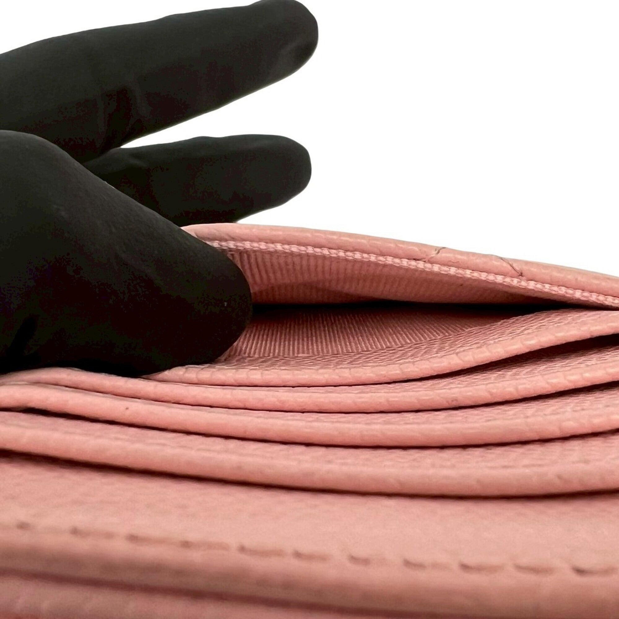 Chanel Pink Grained Calfskin Coin Purse/Coin Case (Pre-Owned)