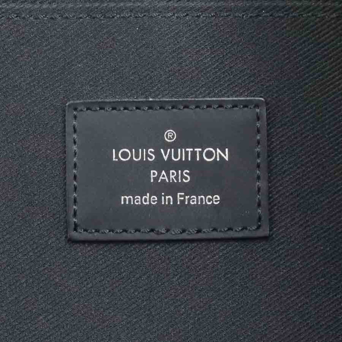 Louis Vuitton Black Damier Graphite Clutch Bag Pochette (Pre-Owned)