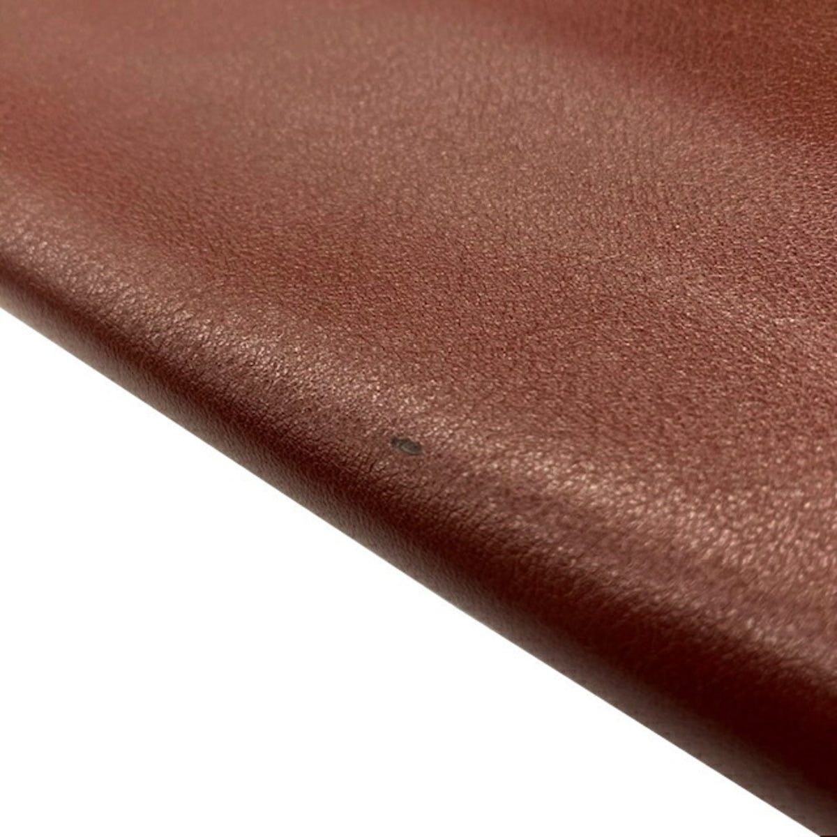 Cartier Bordeaux Leather Clutch Bag (Pre-Owned)
