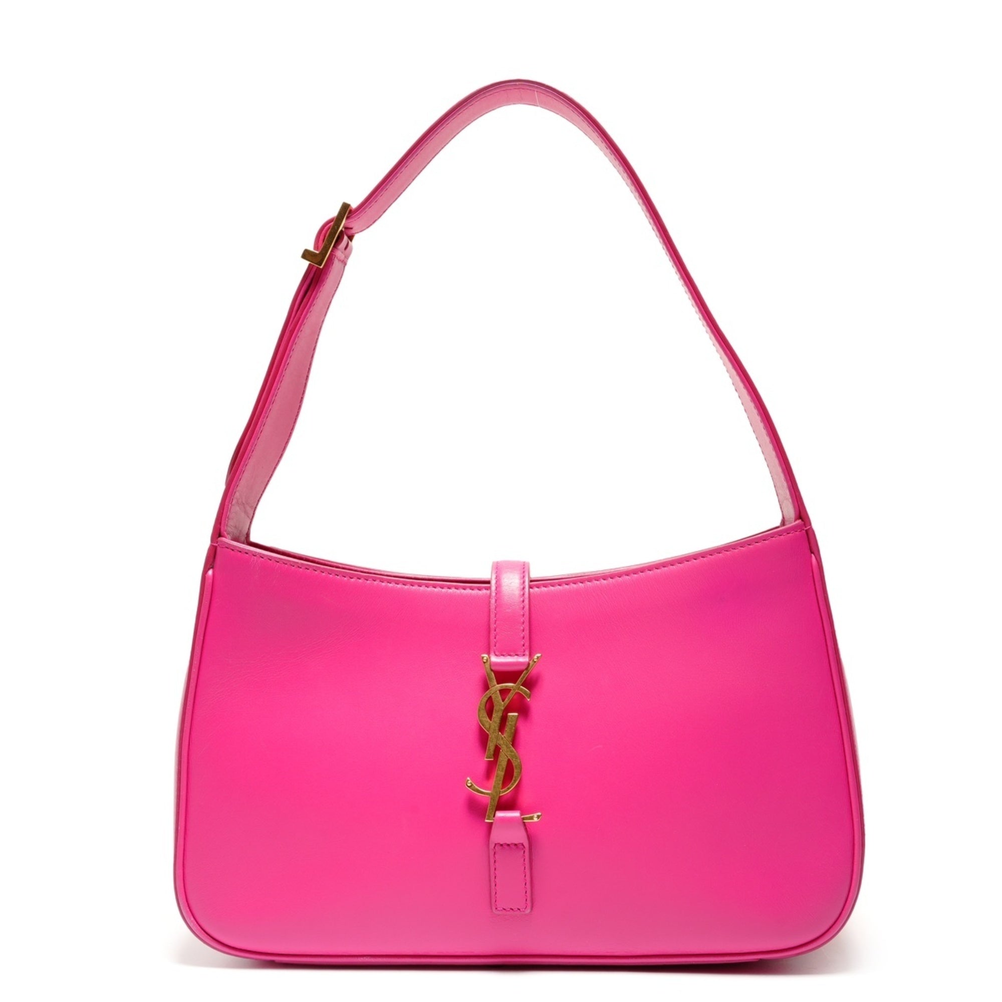 Yves Saint Laurent Pink Leather Shoulder Bag (Pre-Owned)