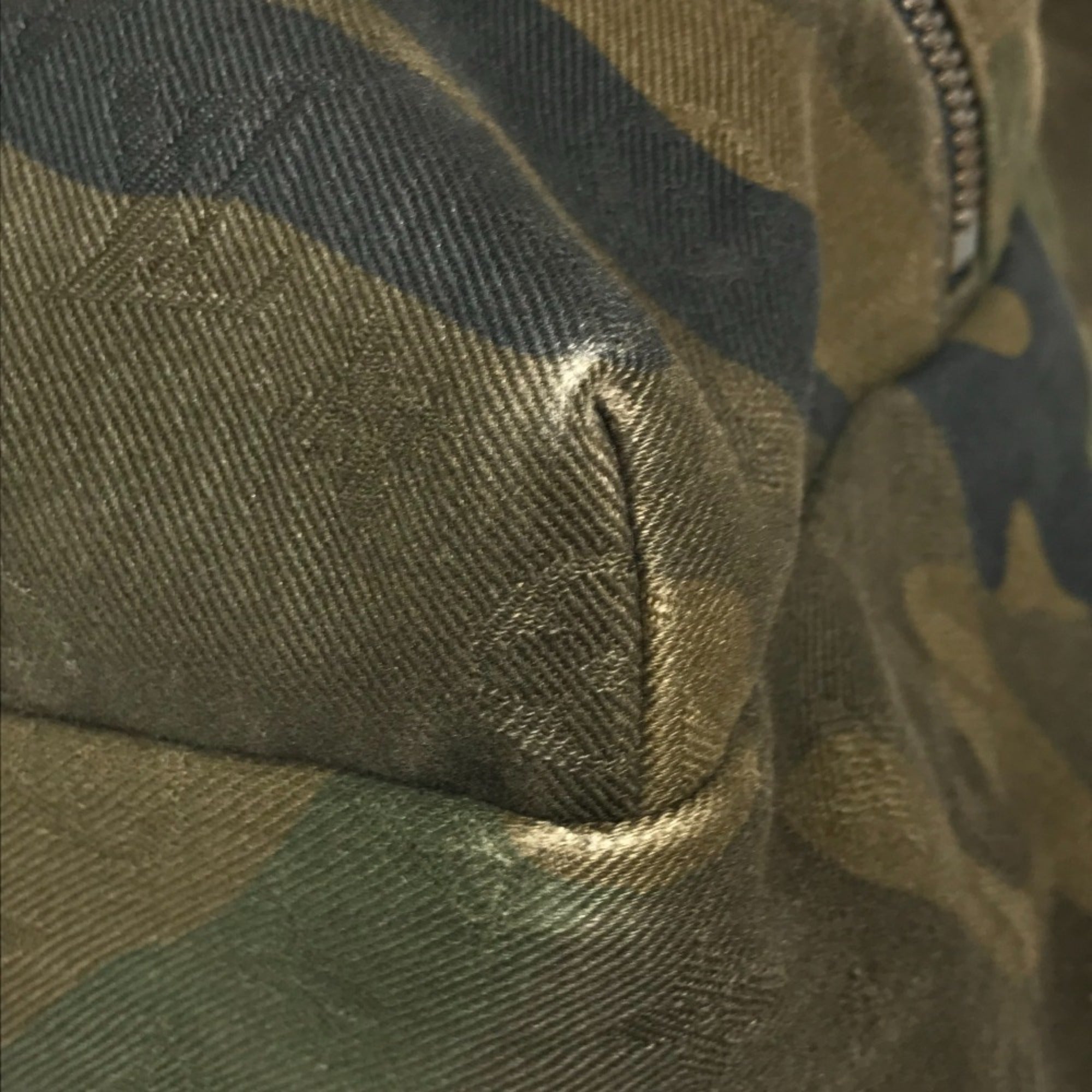 Louis Vuitton Camouflage Green Canvas Backpack (Pre-Owned)