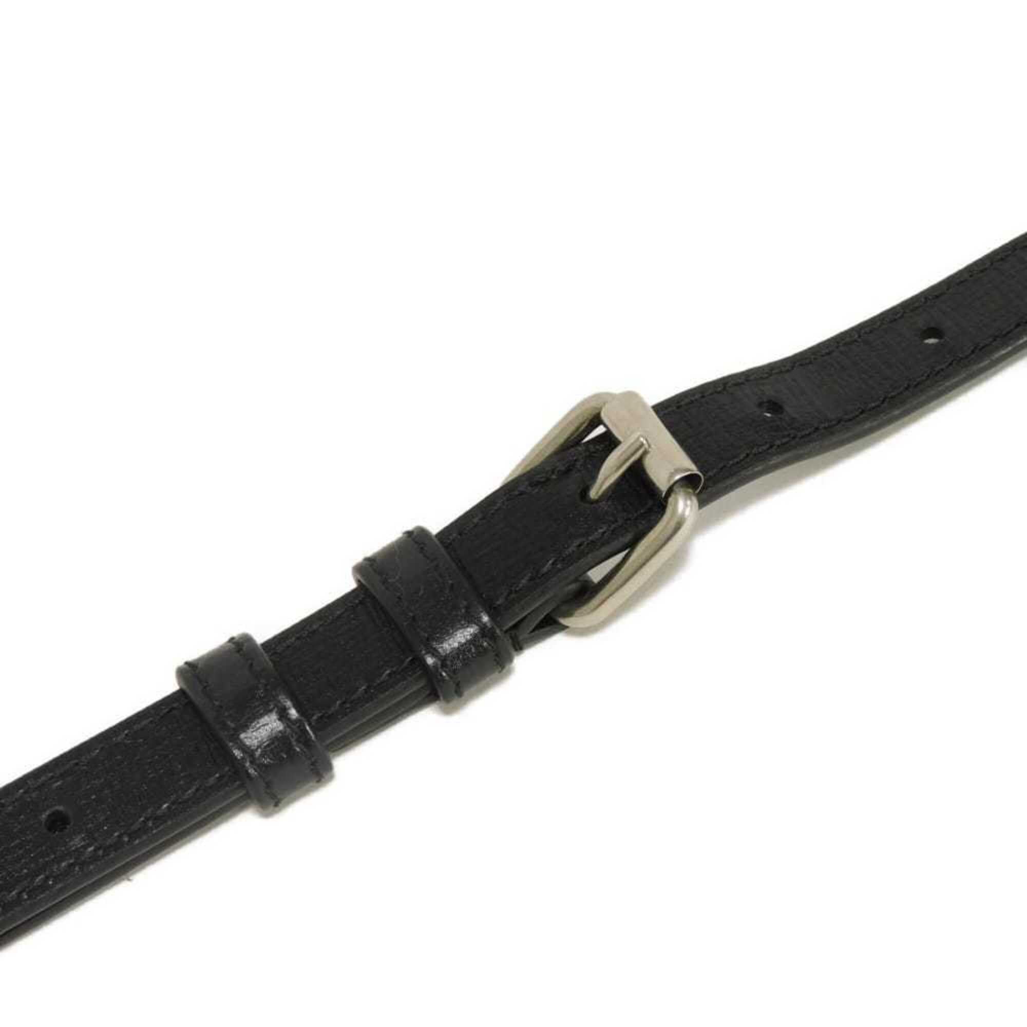 Gucci Black Gg Supreme Leather Shoulder Bag (Pre-Owned)