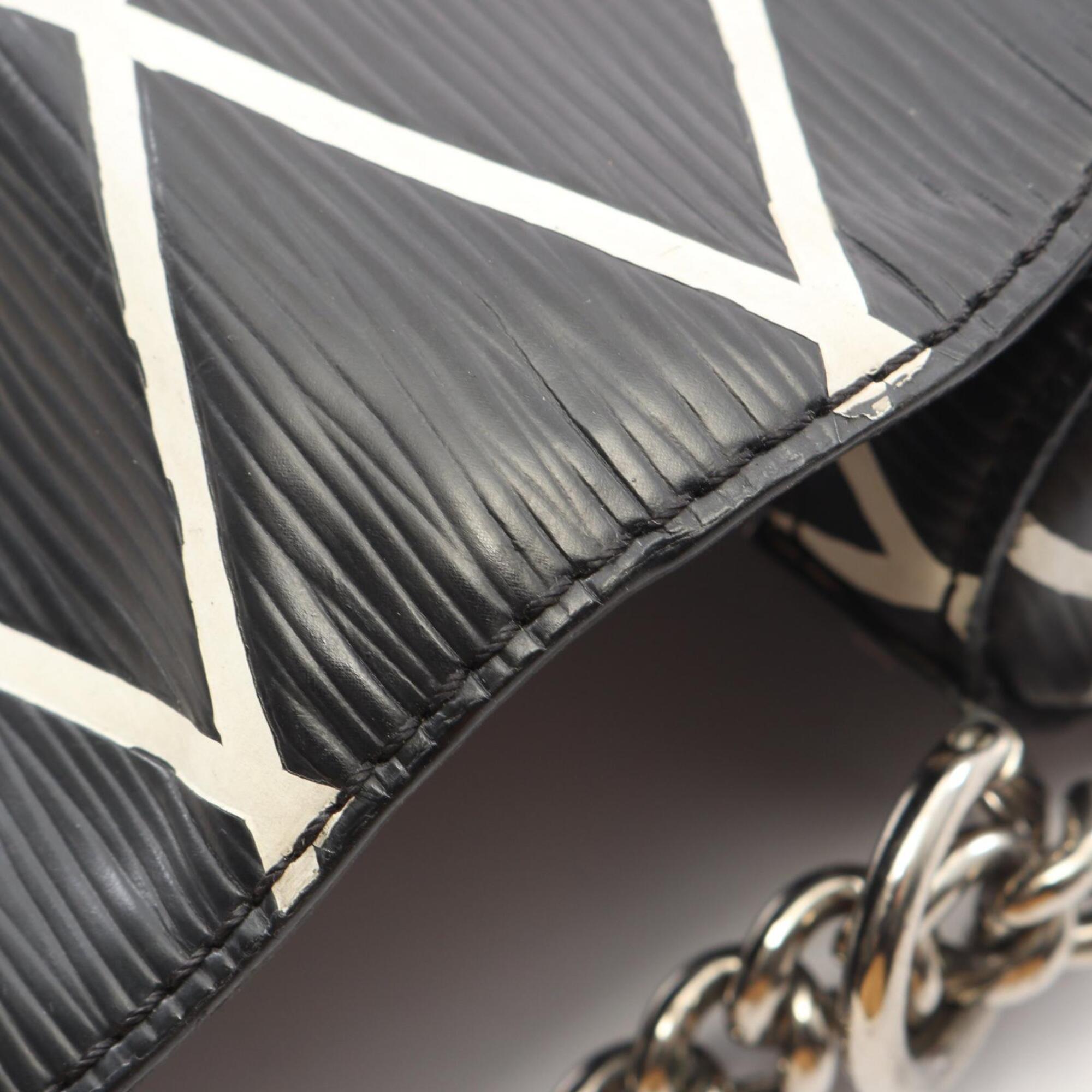 Louis Vuitton Black White Epi Leather Handbag Shoulder Bag (Pre-Owned)