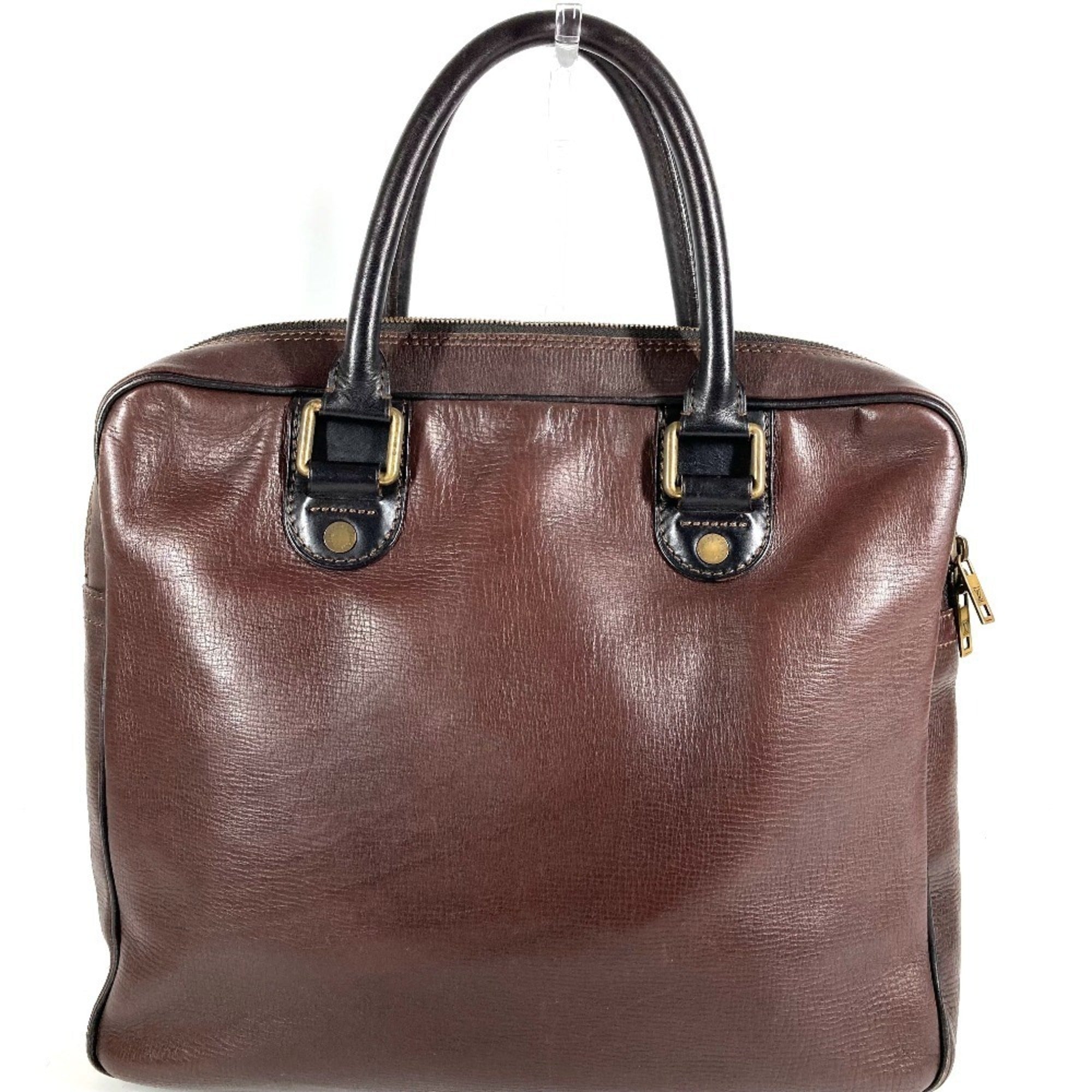 Louis Vuitton Brown Galle Utah Leather Leather Briefcase Handbag Tote Bag (Pre-Owned)