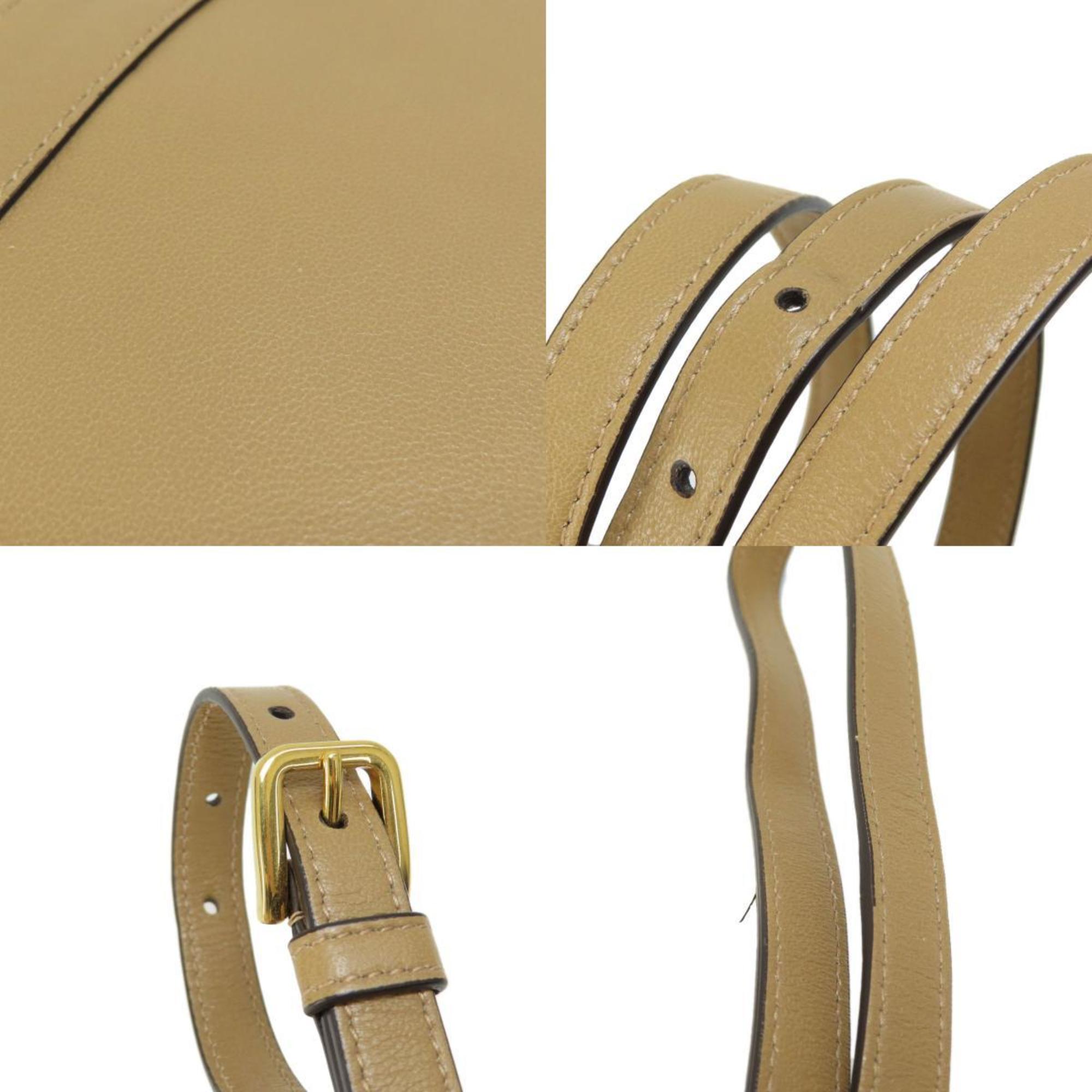 Gucci Beige Leather Handbag (Pre-Owned)