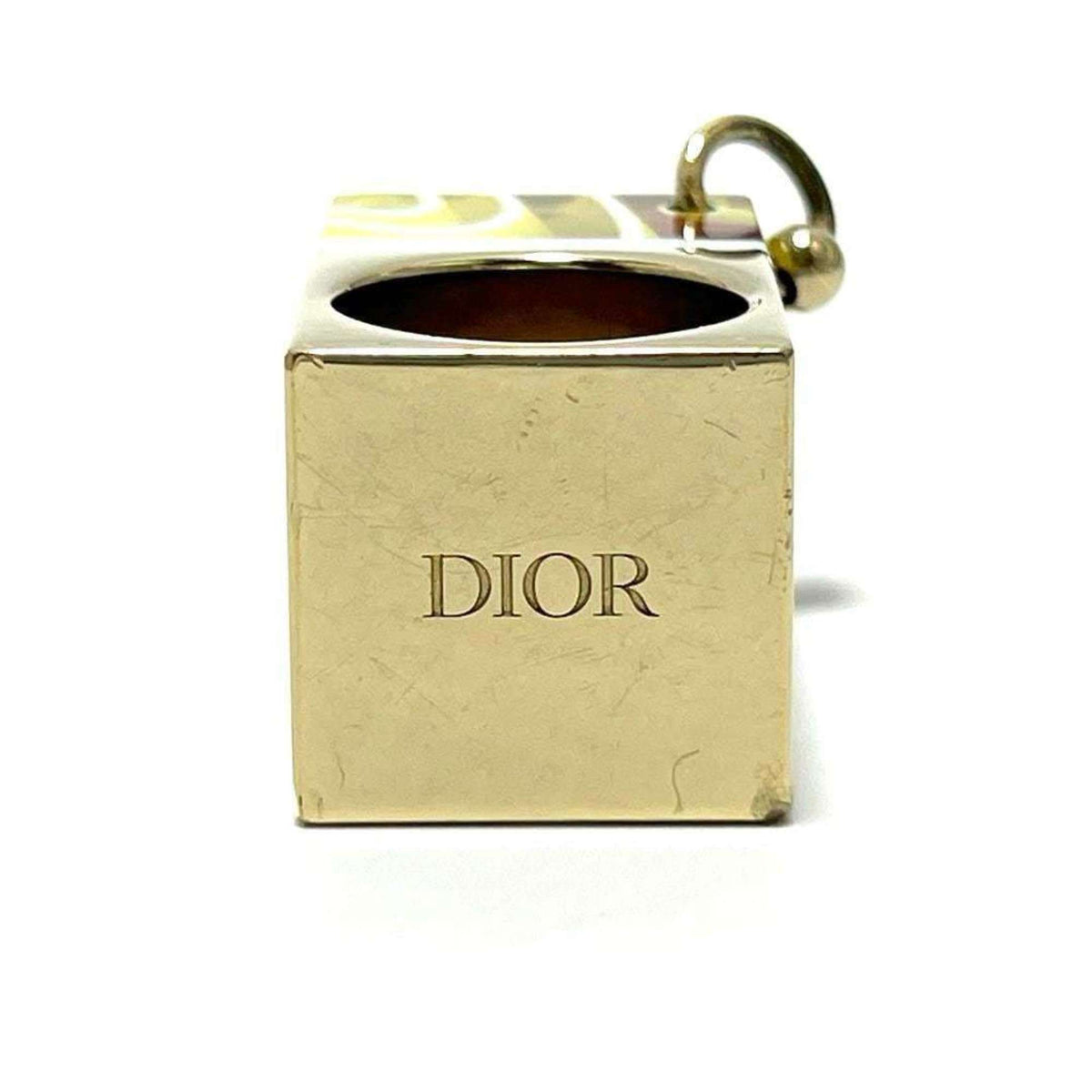 Christian Dior Metal Plastic Band Ring (Pre-Owned)