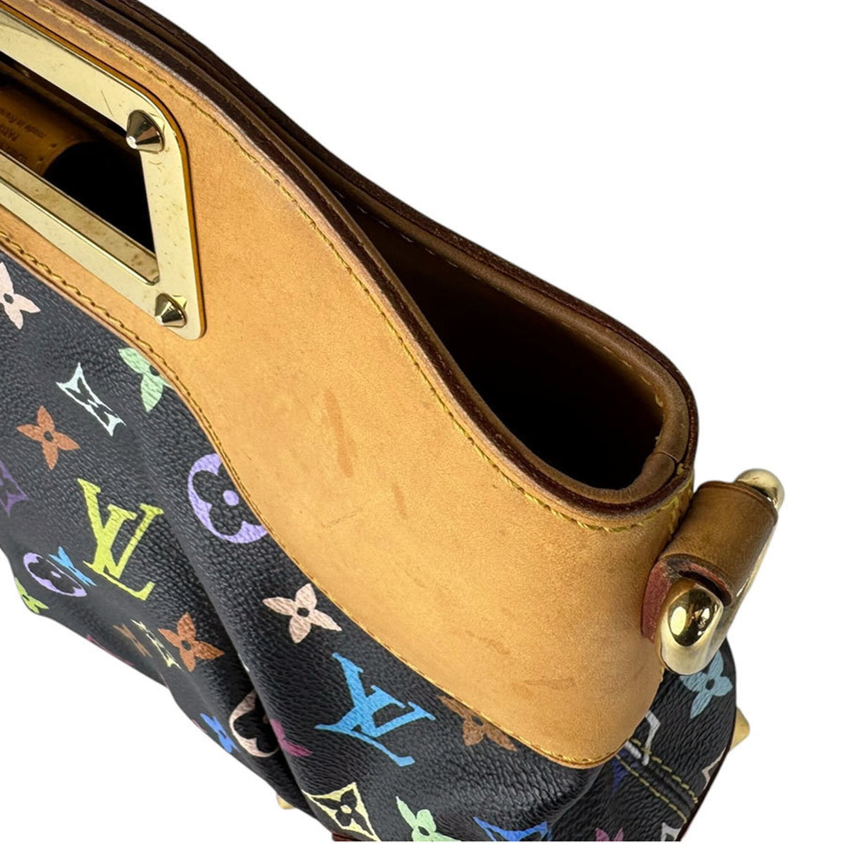 Louis Vuitton Multi-Color Noir Monogram Multicolore Handbag Shoulder Bag (Pre-Owned)