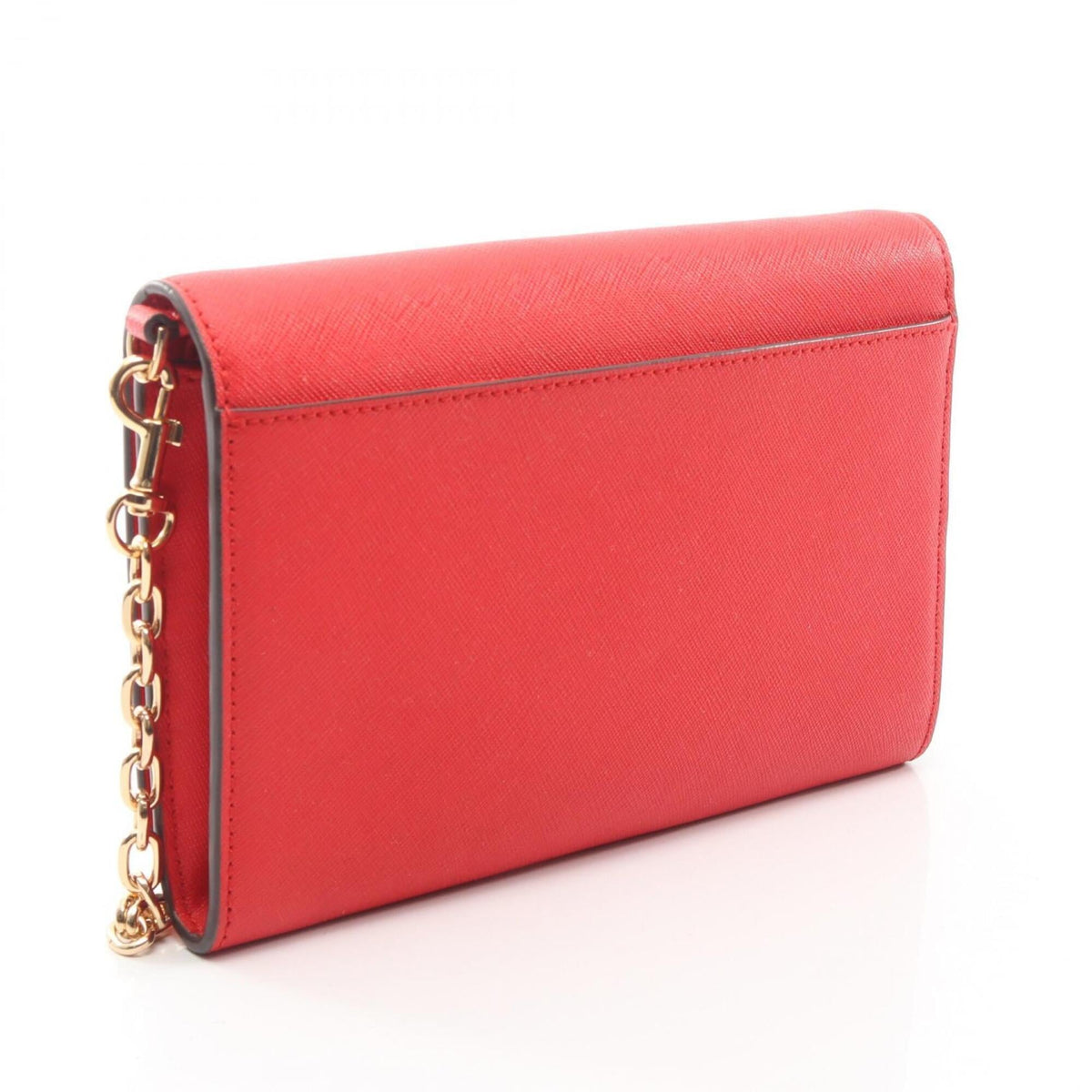 Tory Burch Red Color Leather Handbag Shoulder Bag (Pre-Owned)